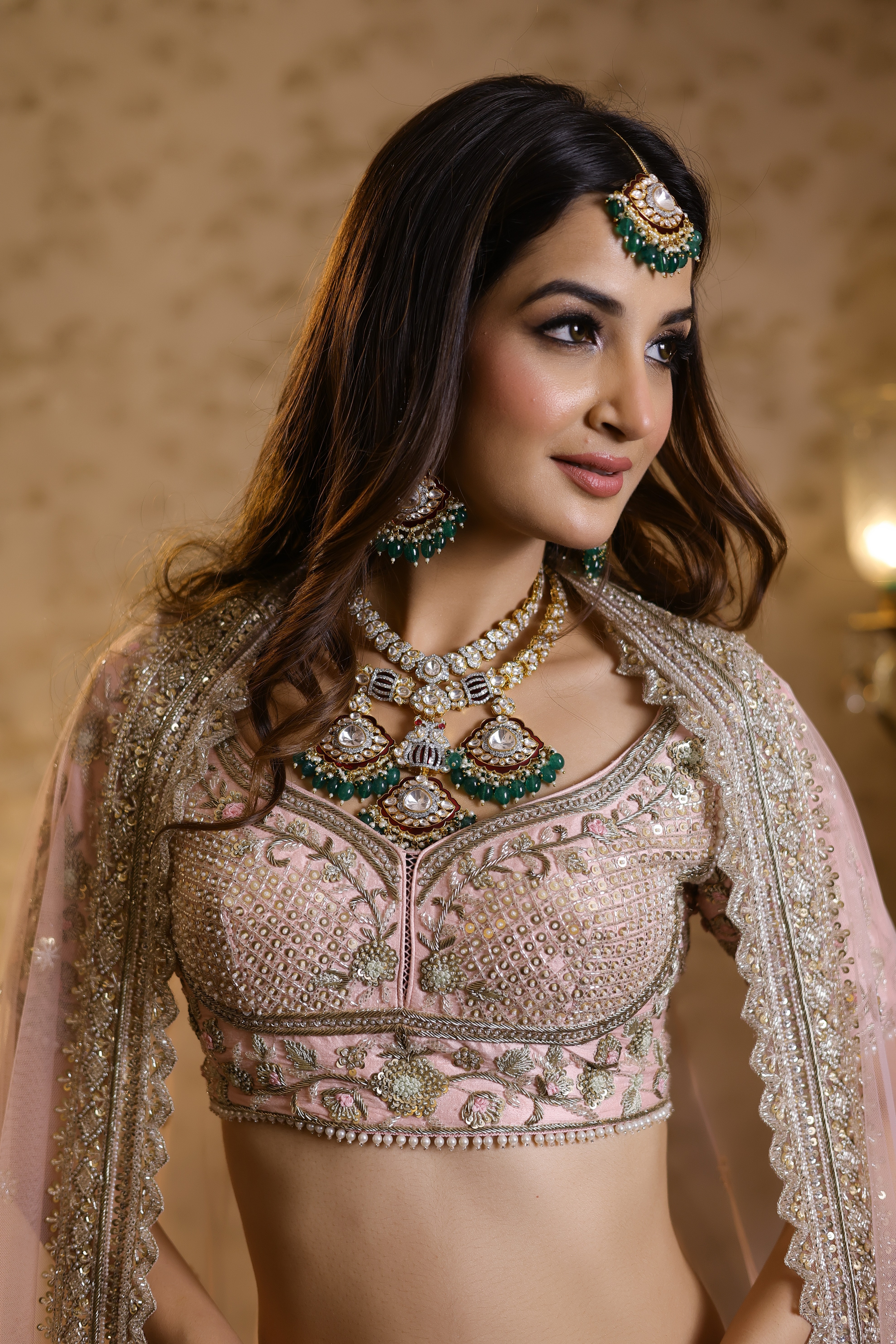 Emma Pink Bridal Lehenga
