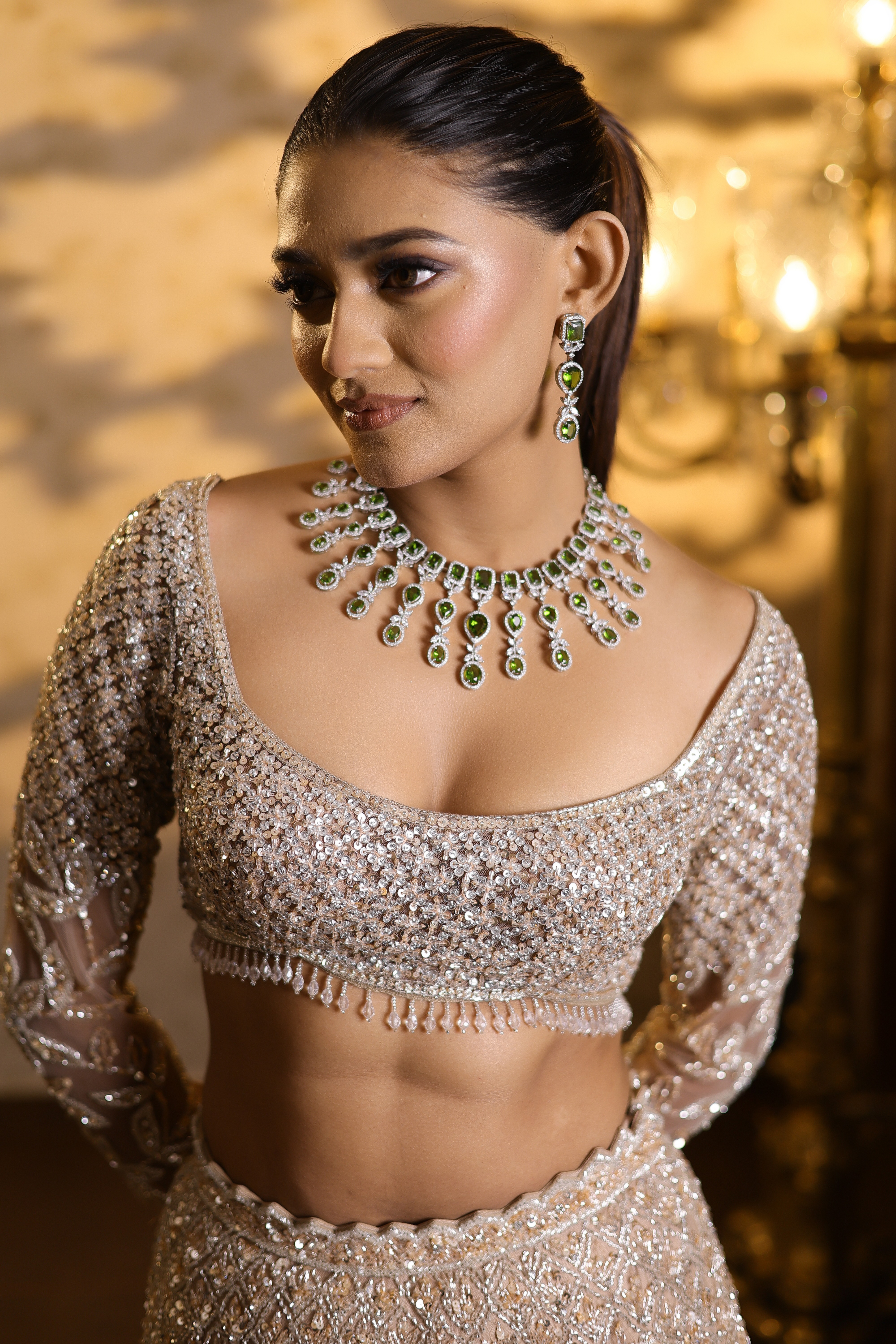 Crystal Lehenga