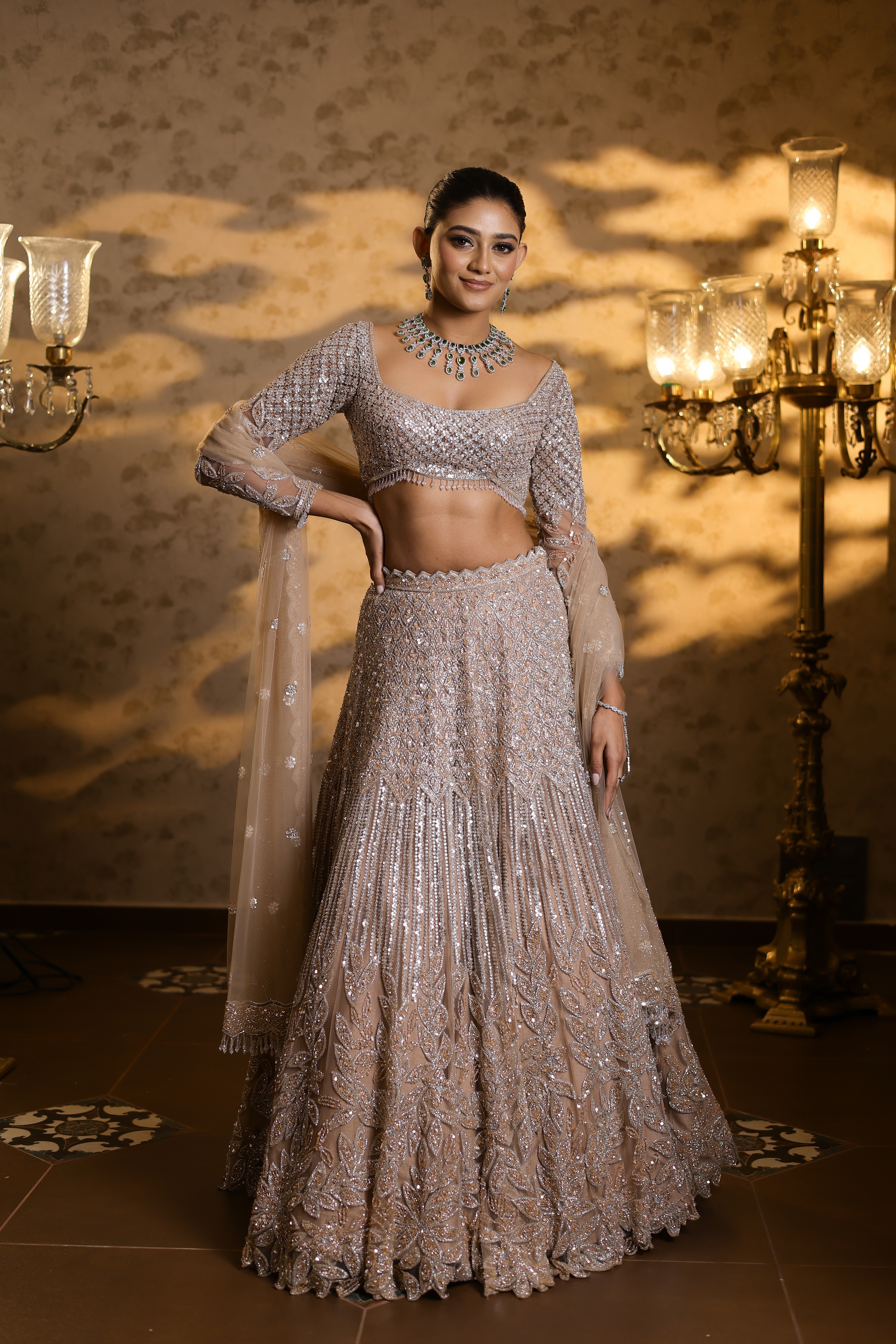 Crystal Lehenga