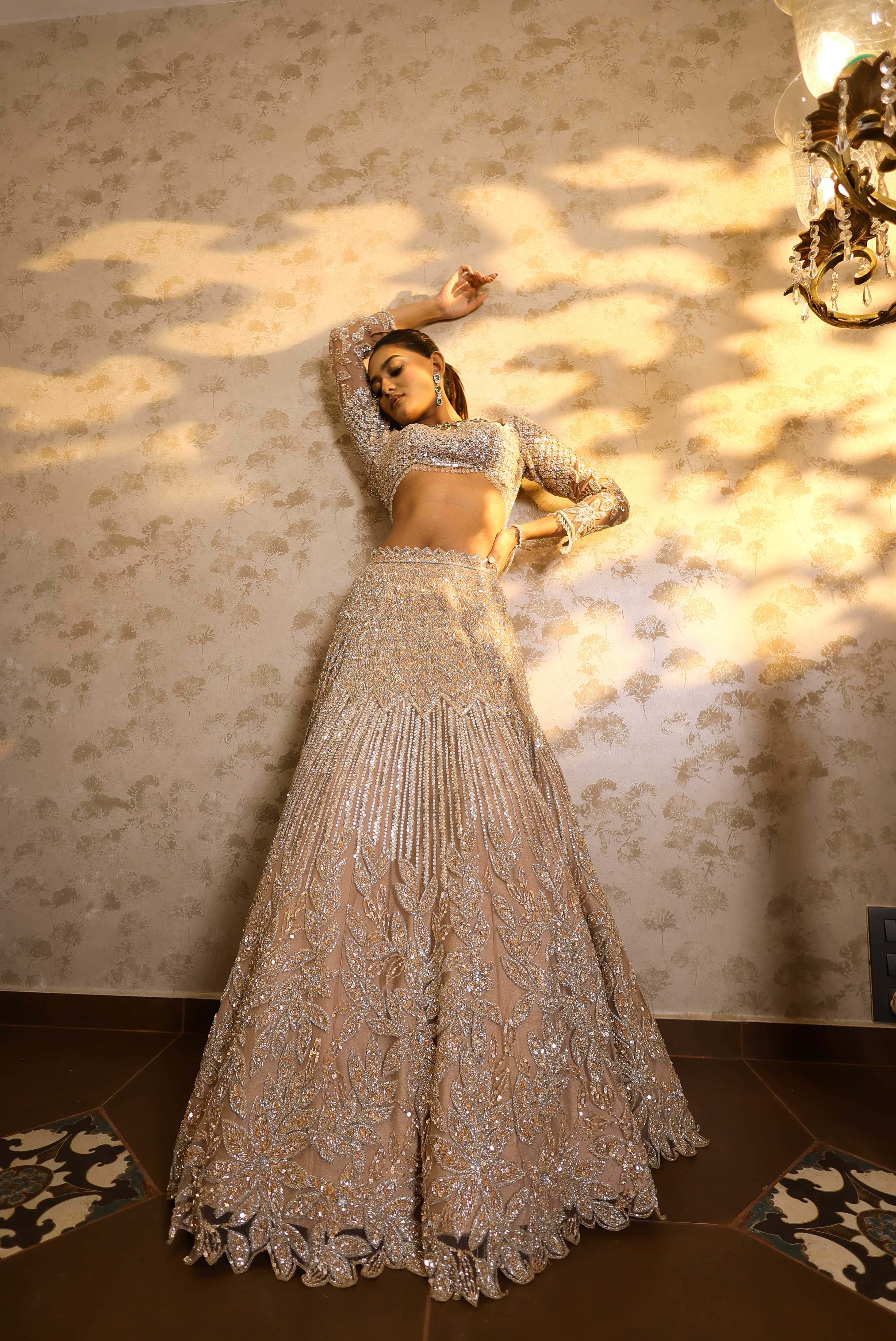 Crystal Lehenga