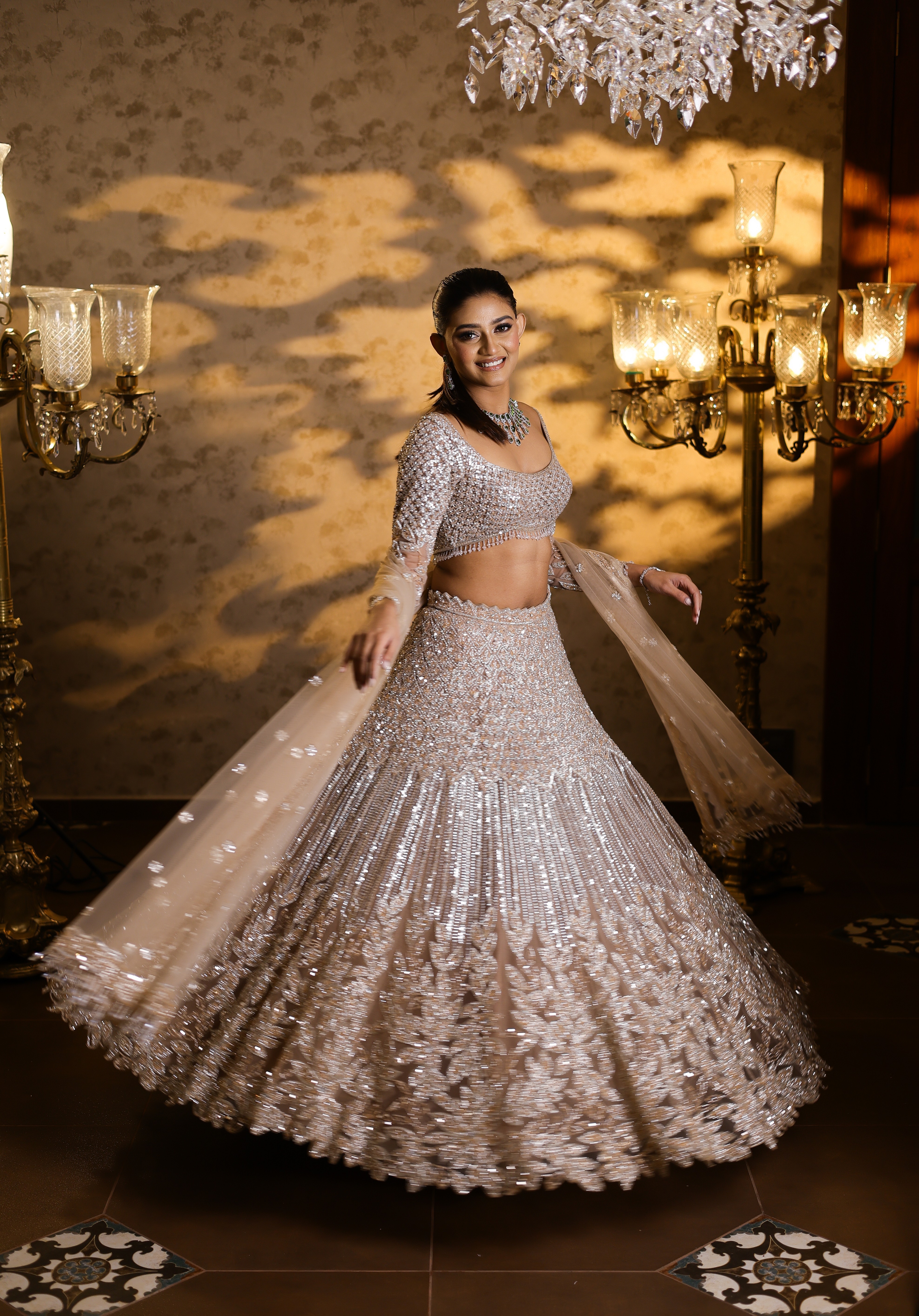 Crystal Lehenga