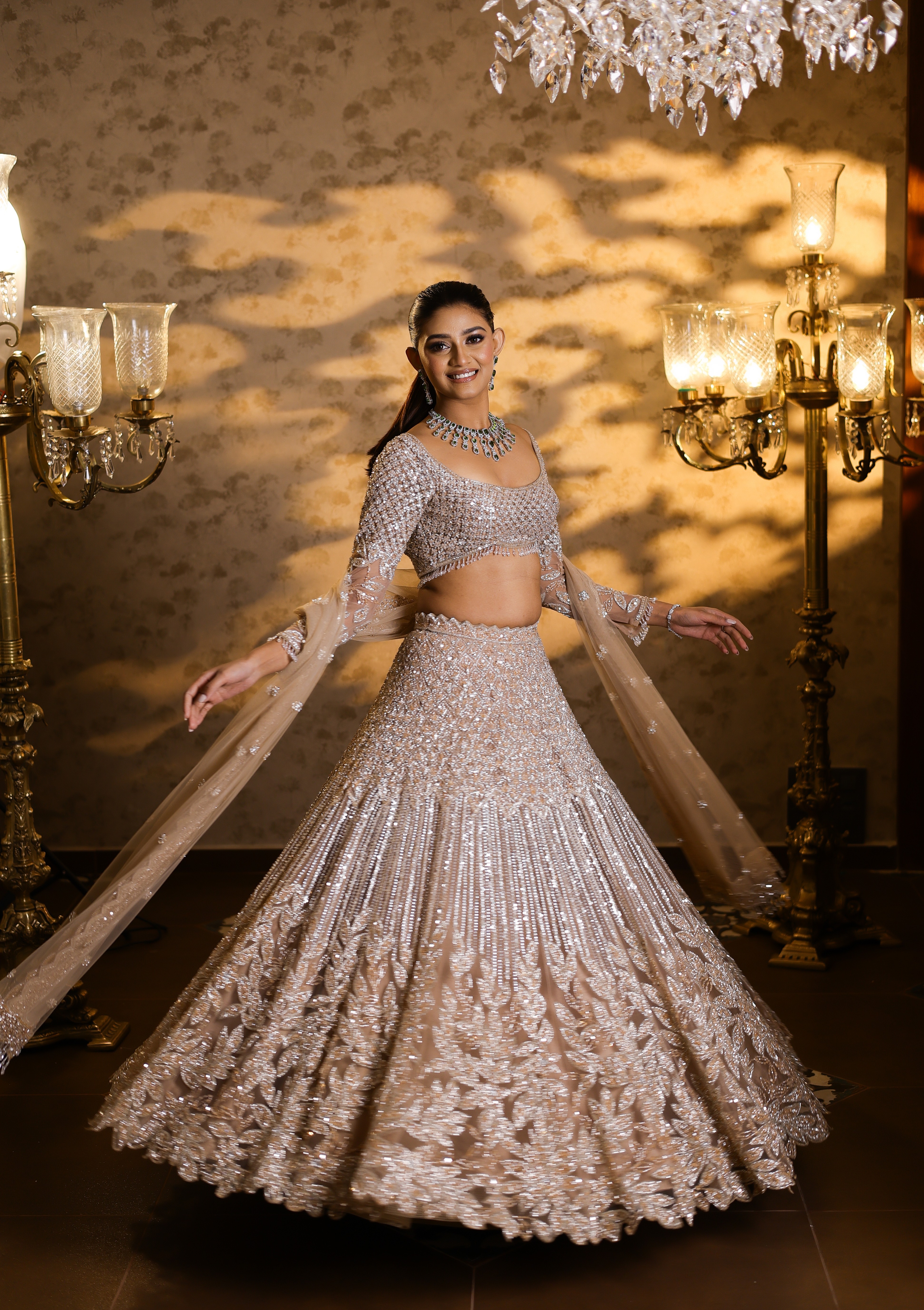 Crystal Lehenga