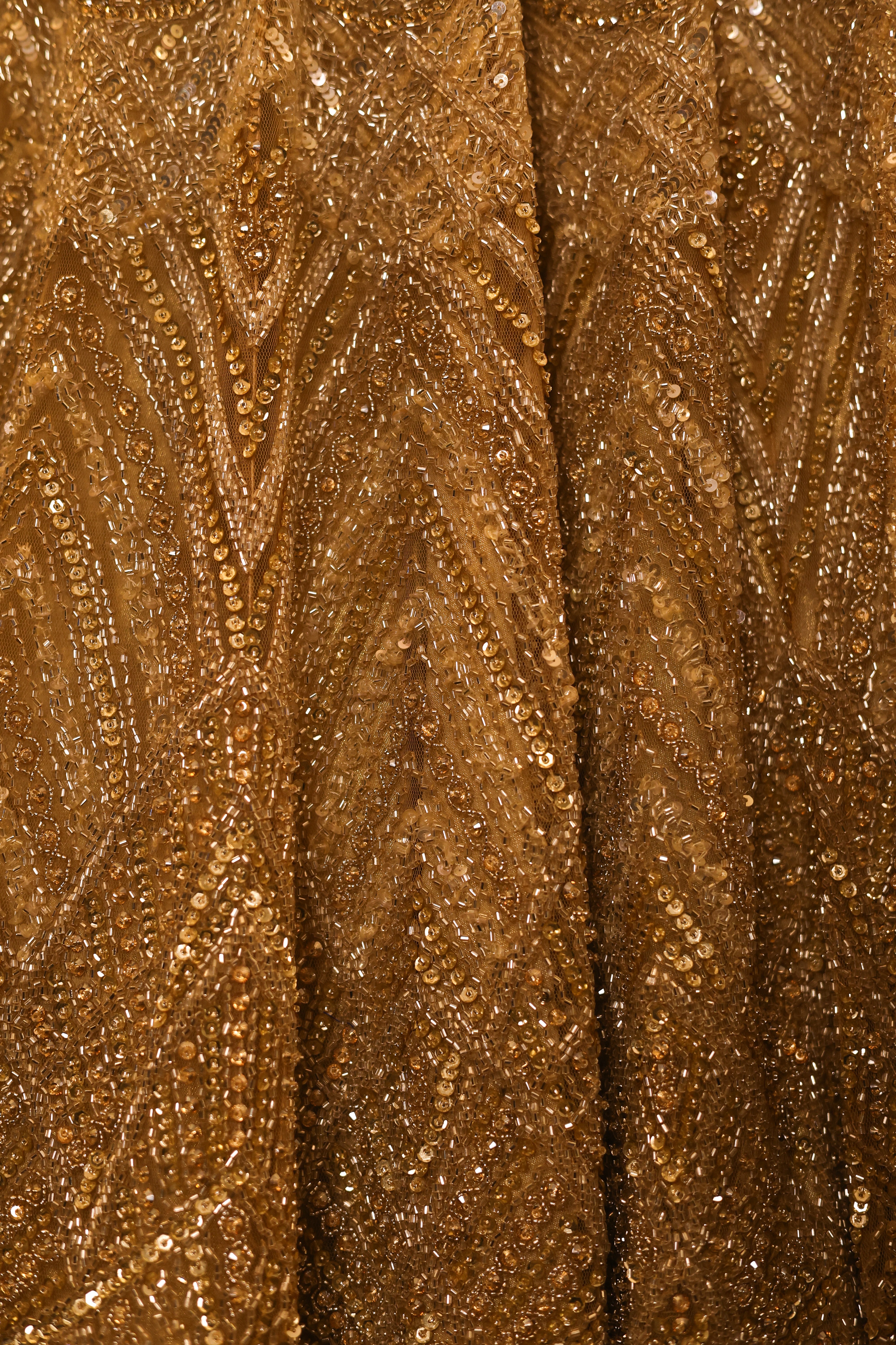 Zara Ombre gold lehenga