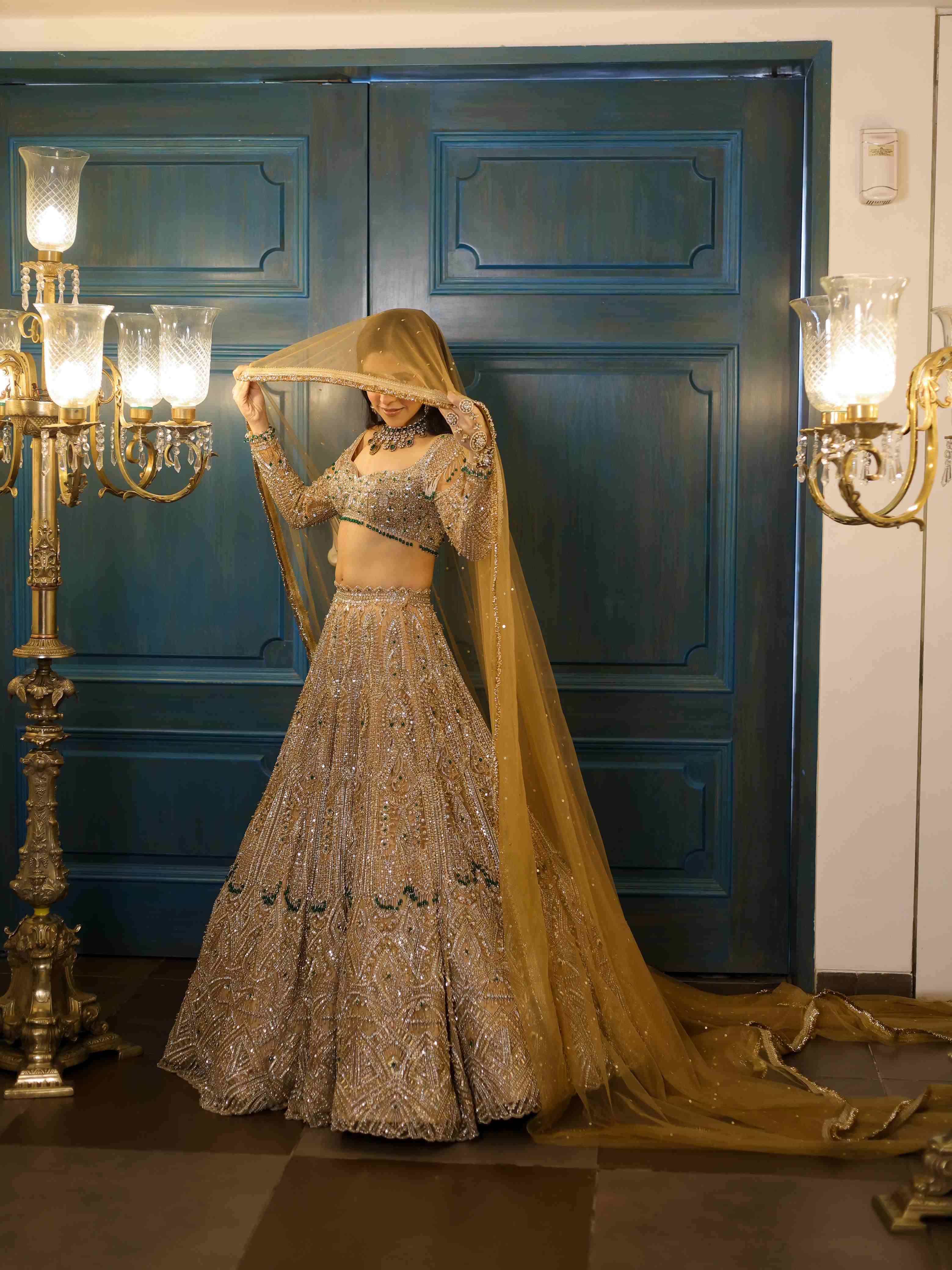 Bella Gold Lehenga