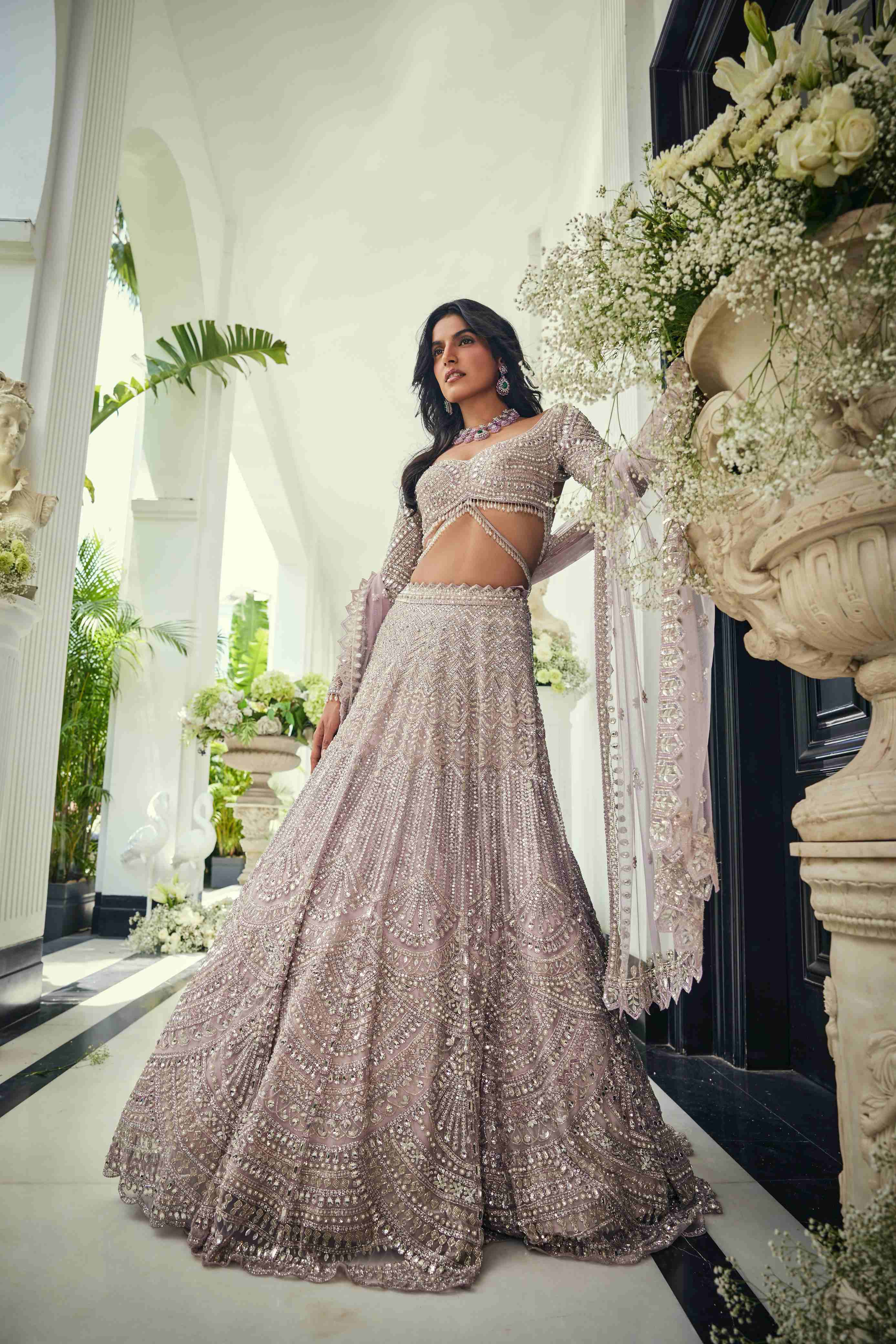 Luna Lilac Lehenga