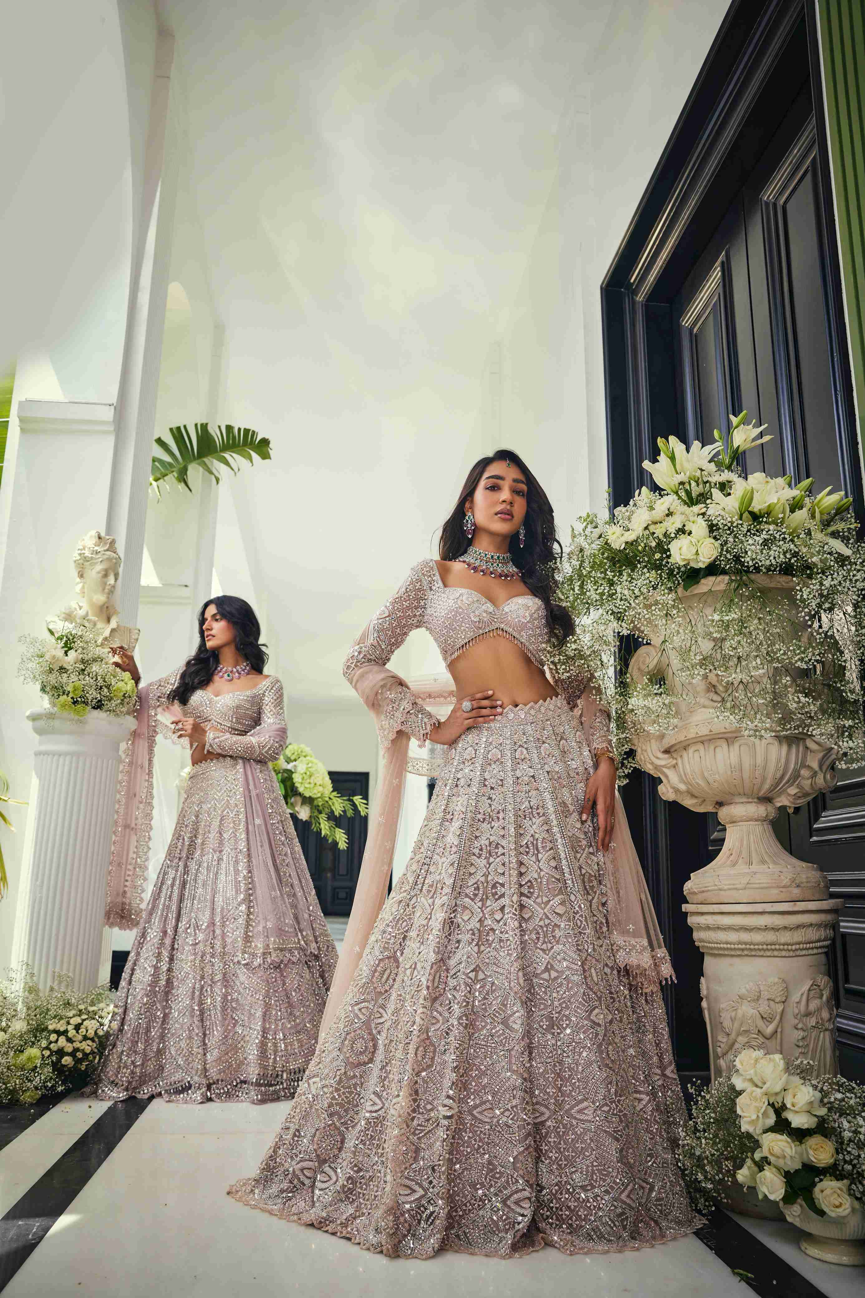 Luna Lilac Lehenga