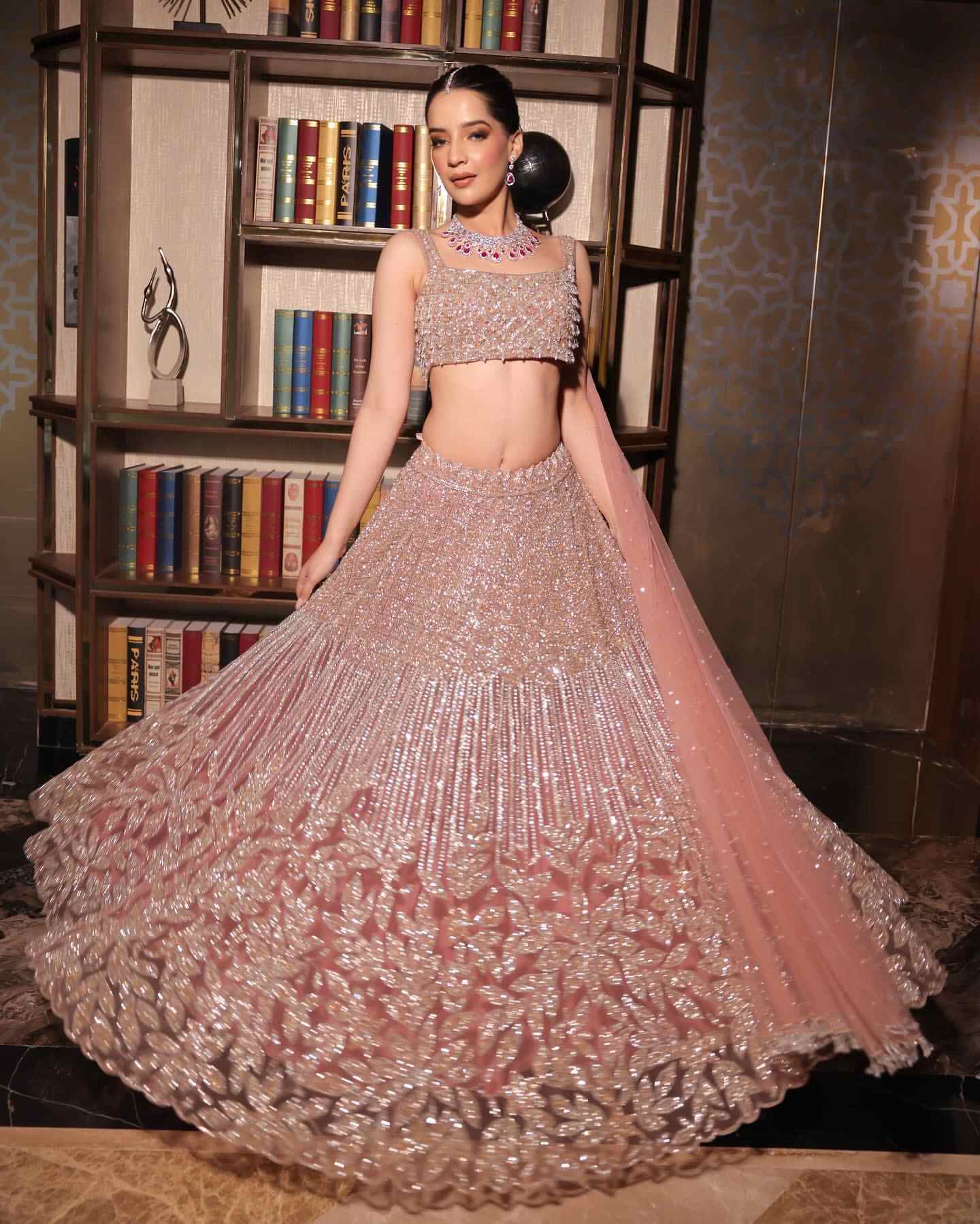 Crystal Floral Lehenga