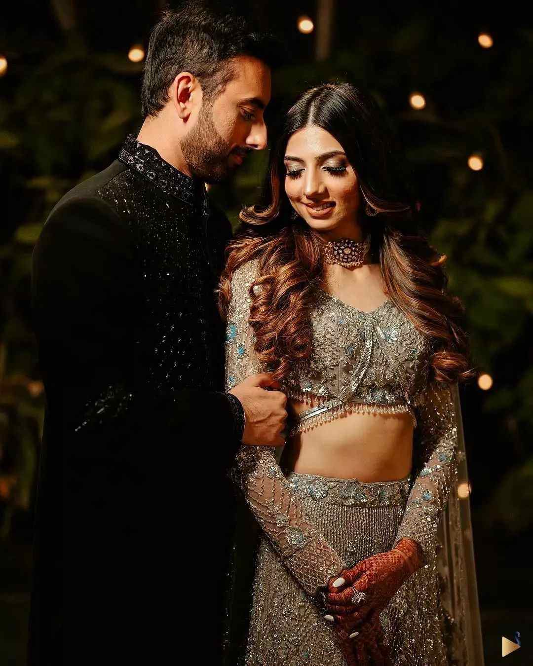 Ash Grey lehenga Set