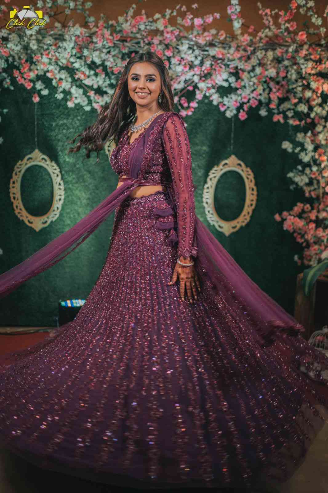 Deep Wine Lehenga Set