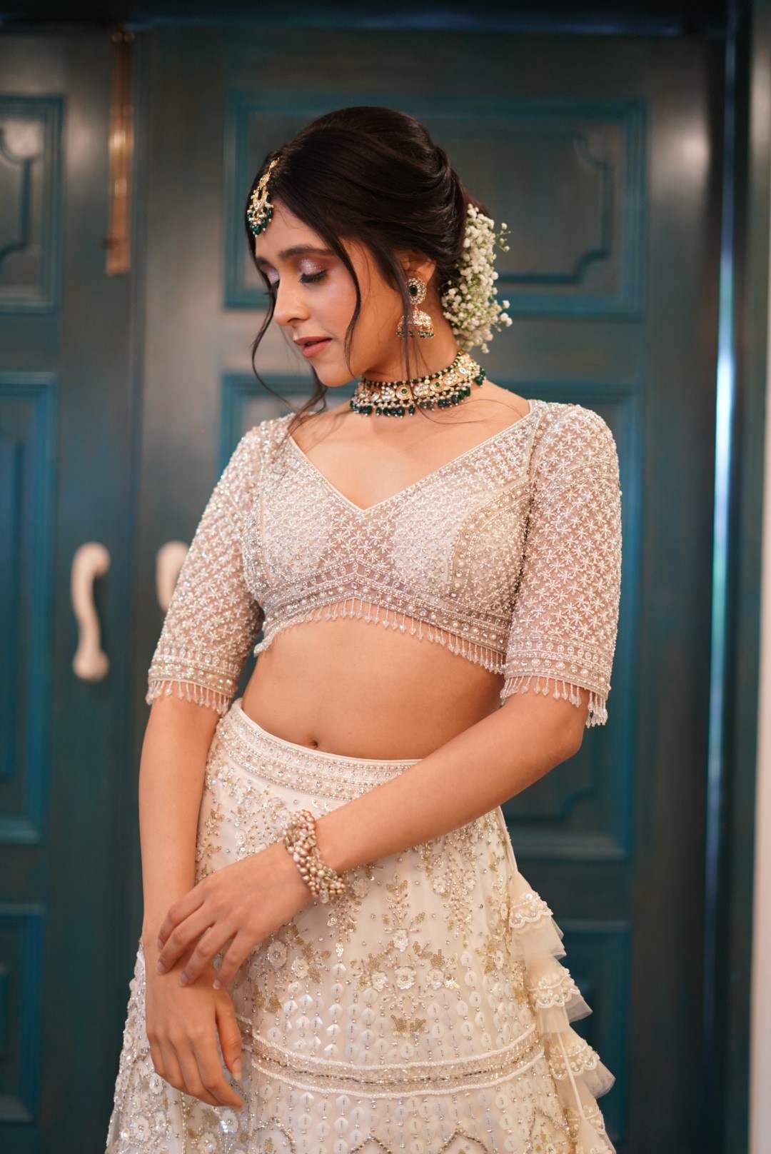 Meet Ivory Bridal Lehenga