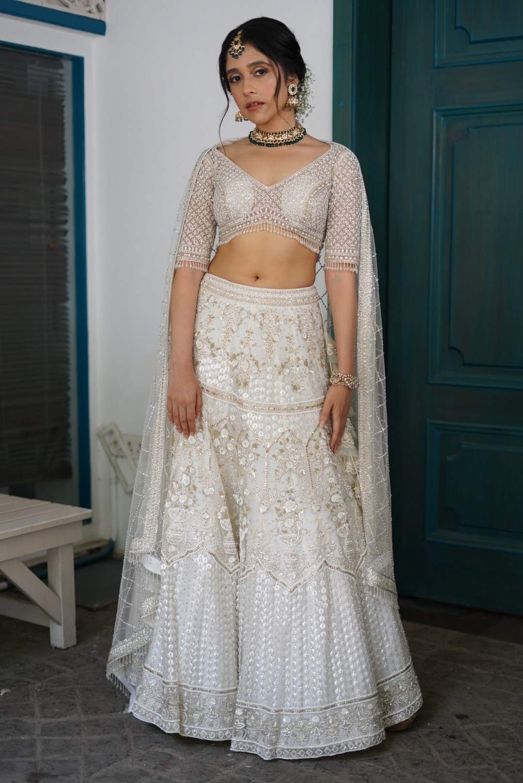 Meet Ivory Bridal Lehenga