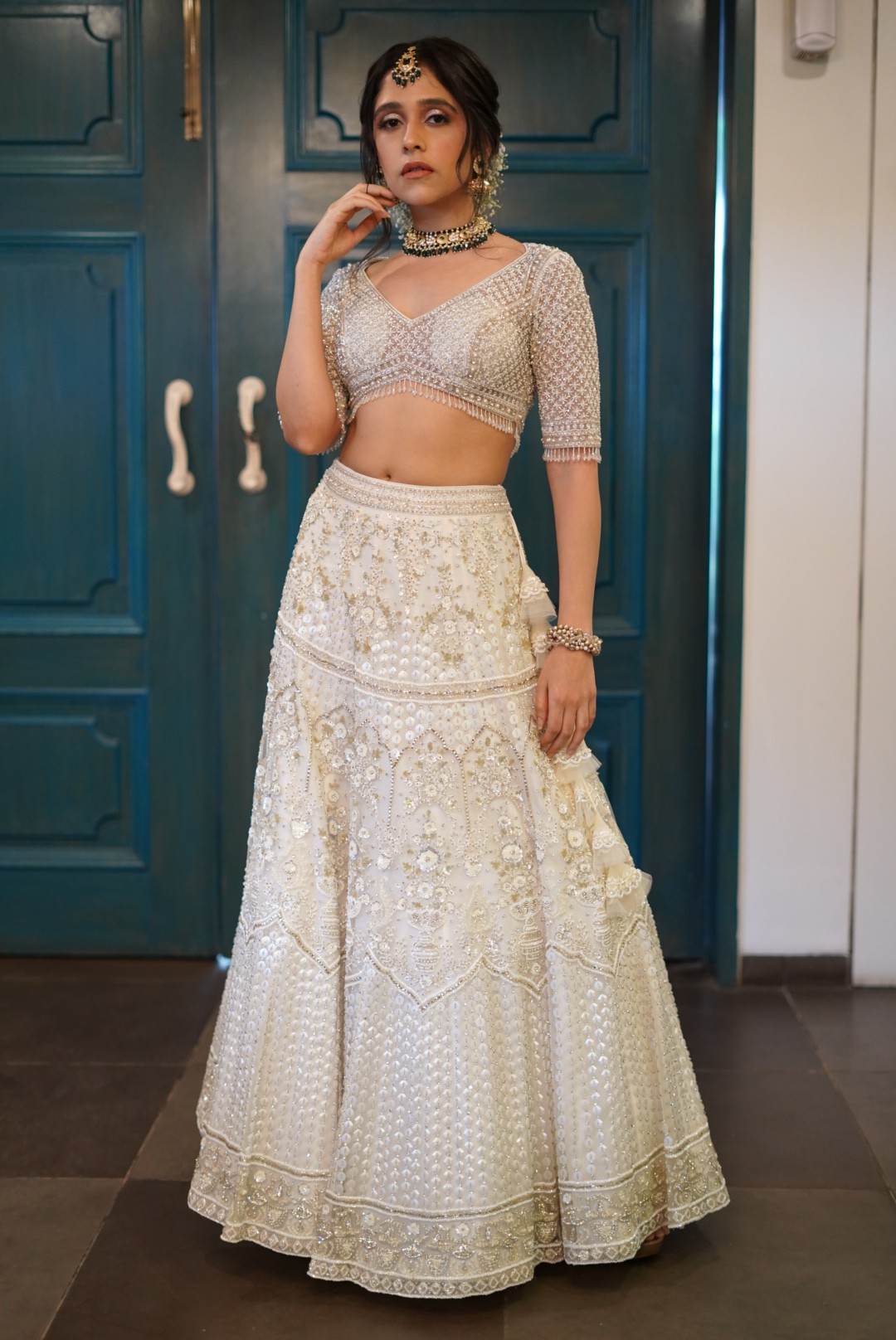 Meet Ivory Bridal Lehenga