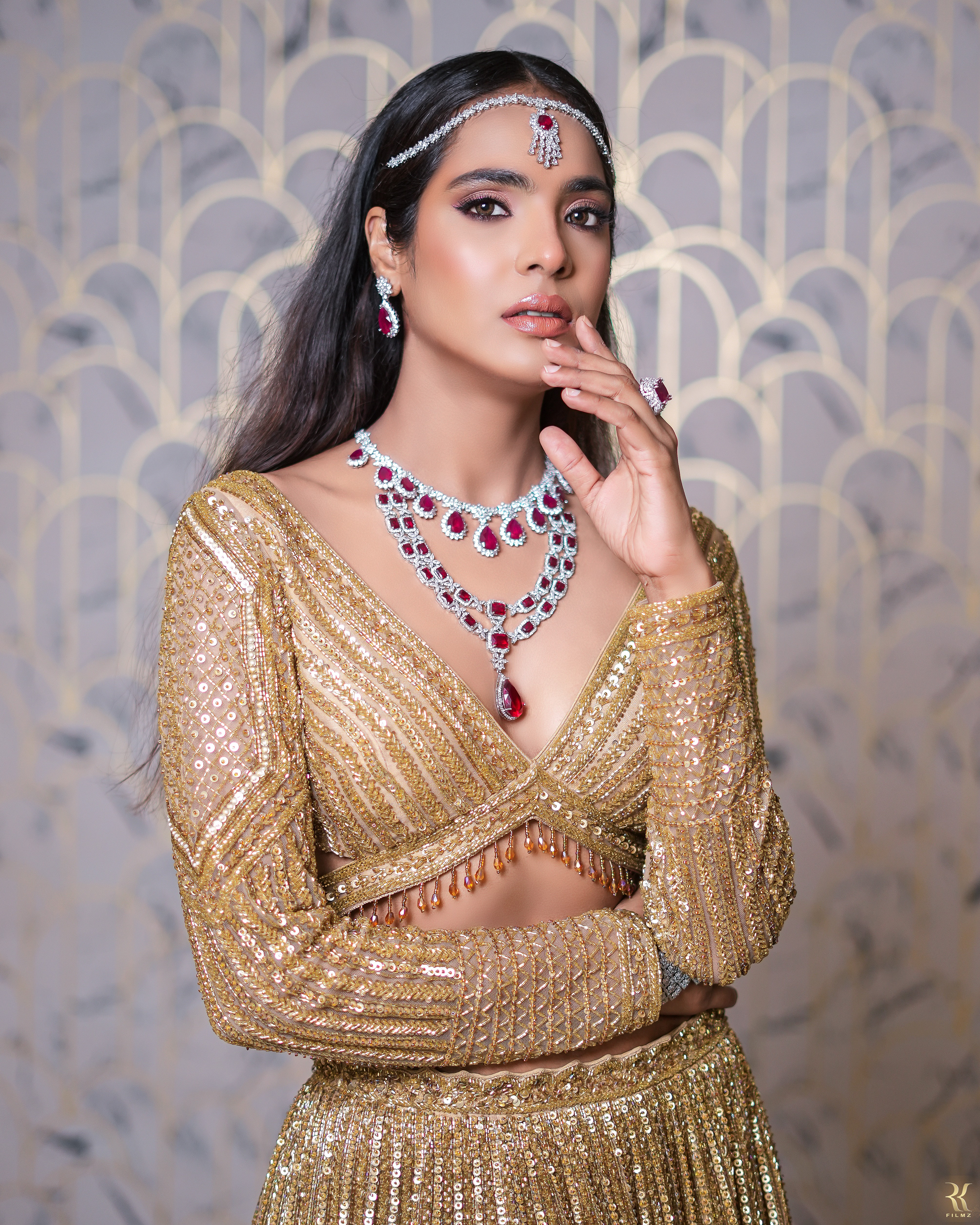 Diva Gold Lehenga
