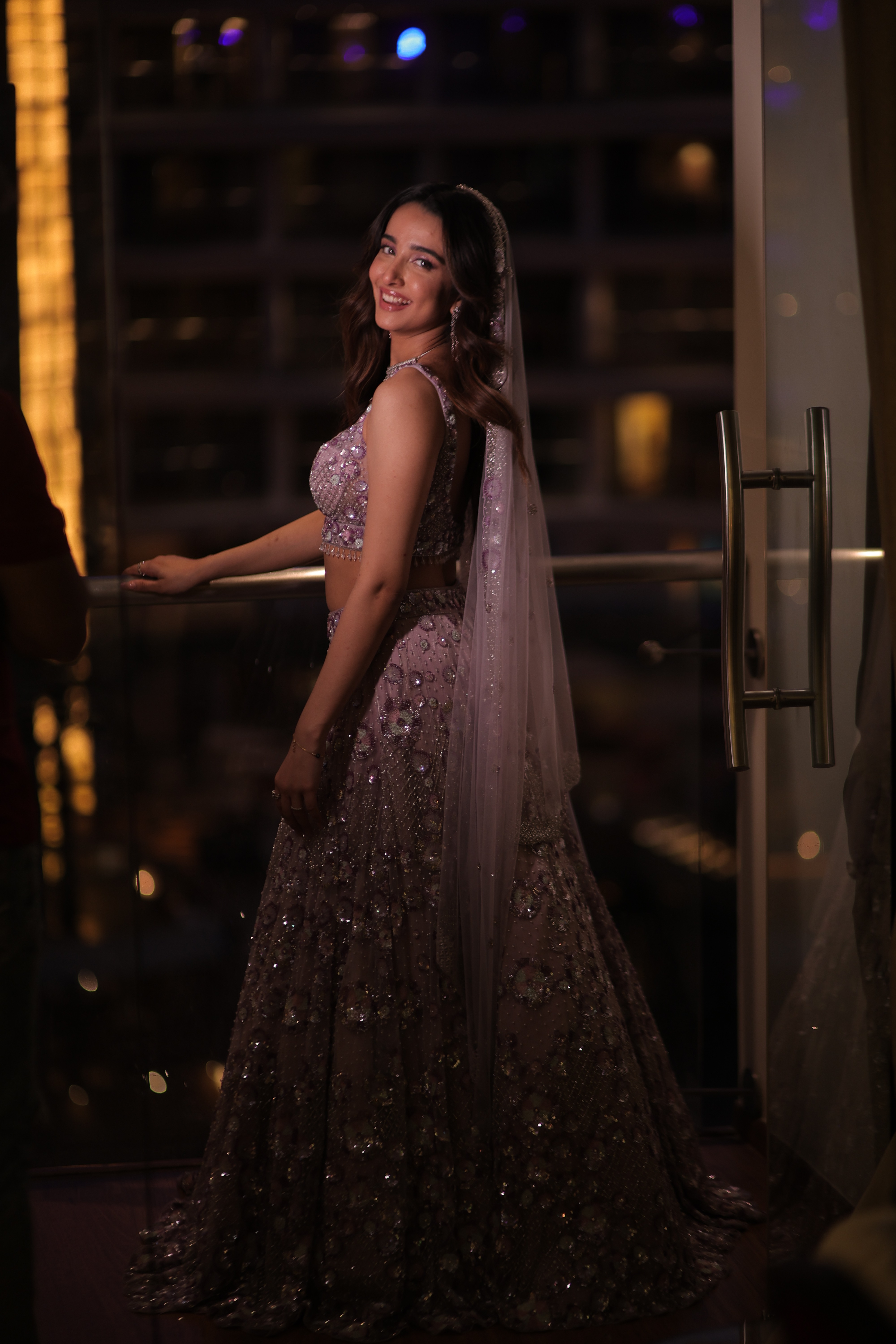 Lilac Floral Lehenga