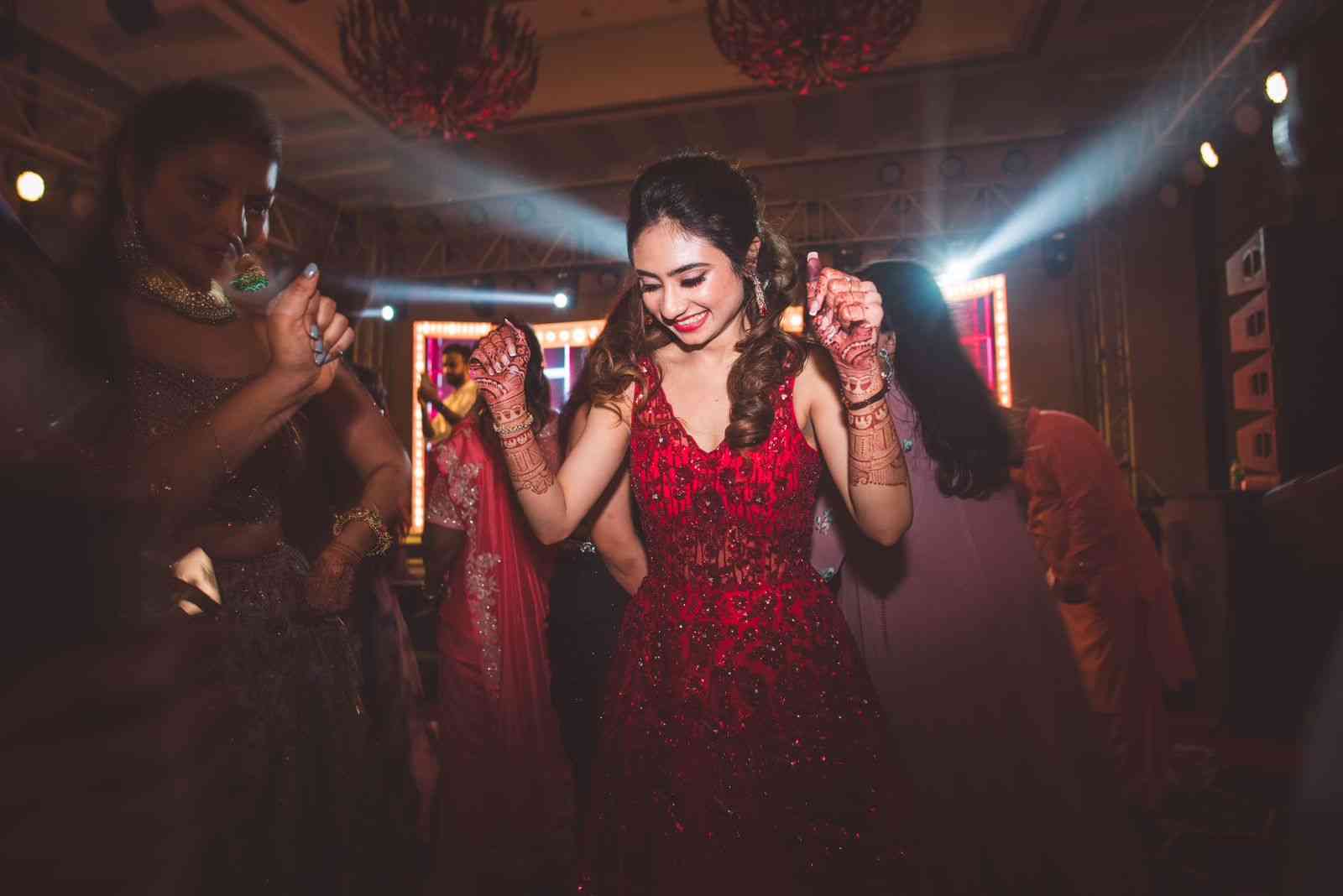 Deep Red Gown