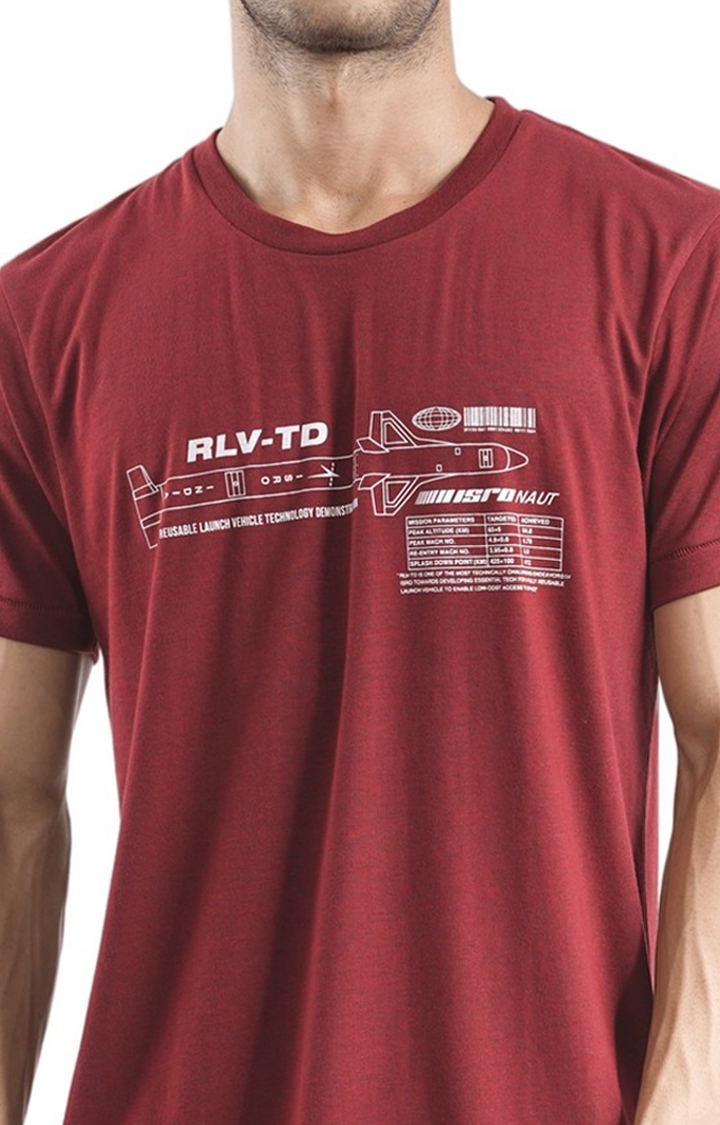Unisex RLV TD Tri-Blend T-Shirt in Wine