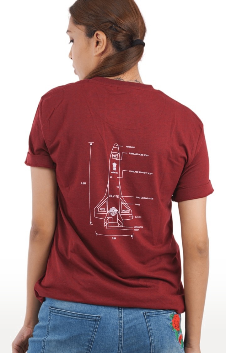 Unisex RLV TD Tri-Blend T-Shirt in Wine