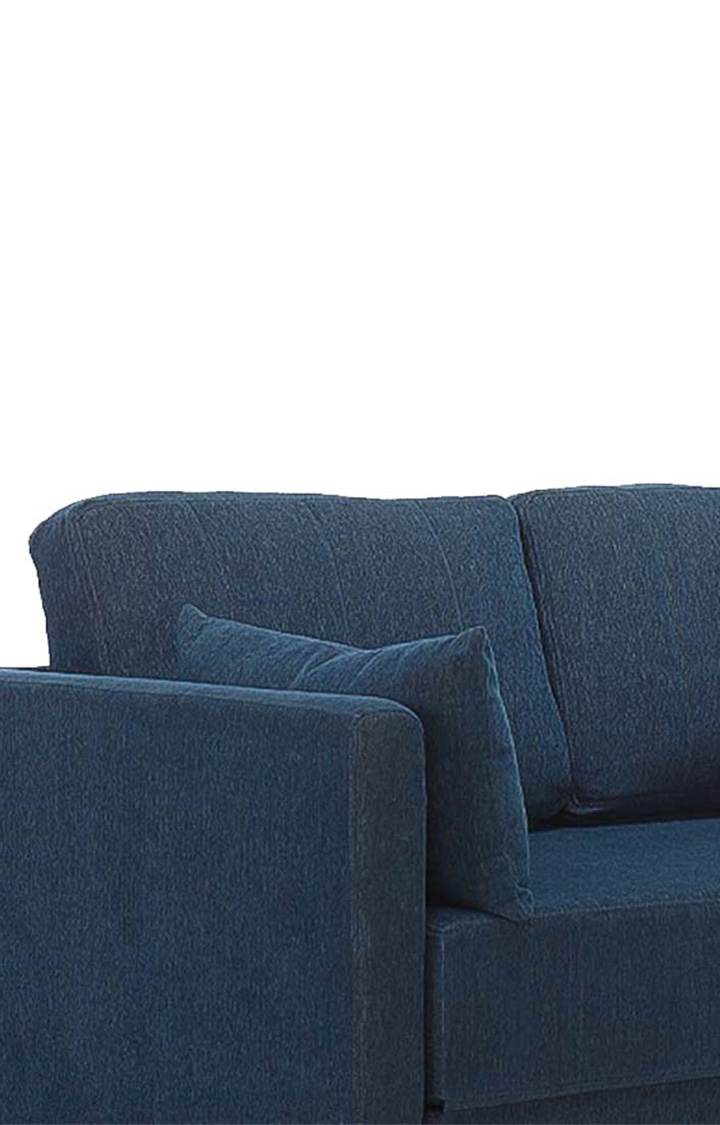 NEUDOT Max Fabric Pull-Out Sofa Cum Bed for Living Room | 2 Seater Sofa Bed for Drawing Room & Bedroom | Diwan | Cobalt Blue Color