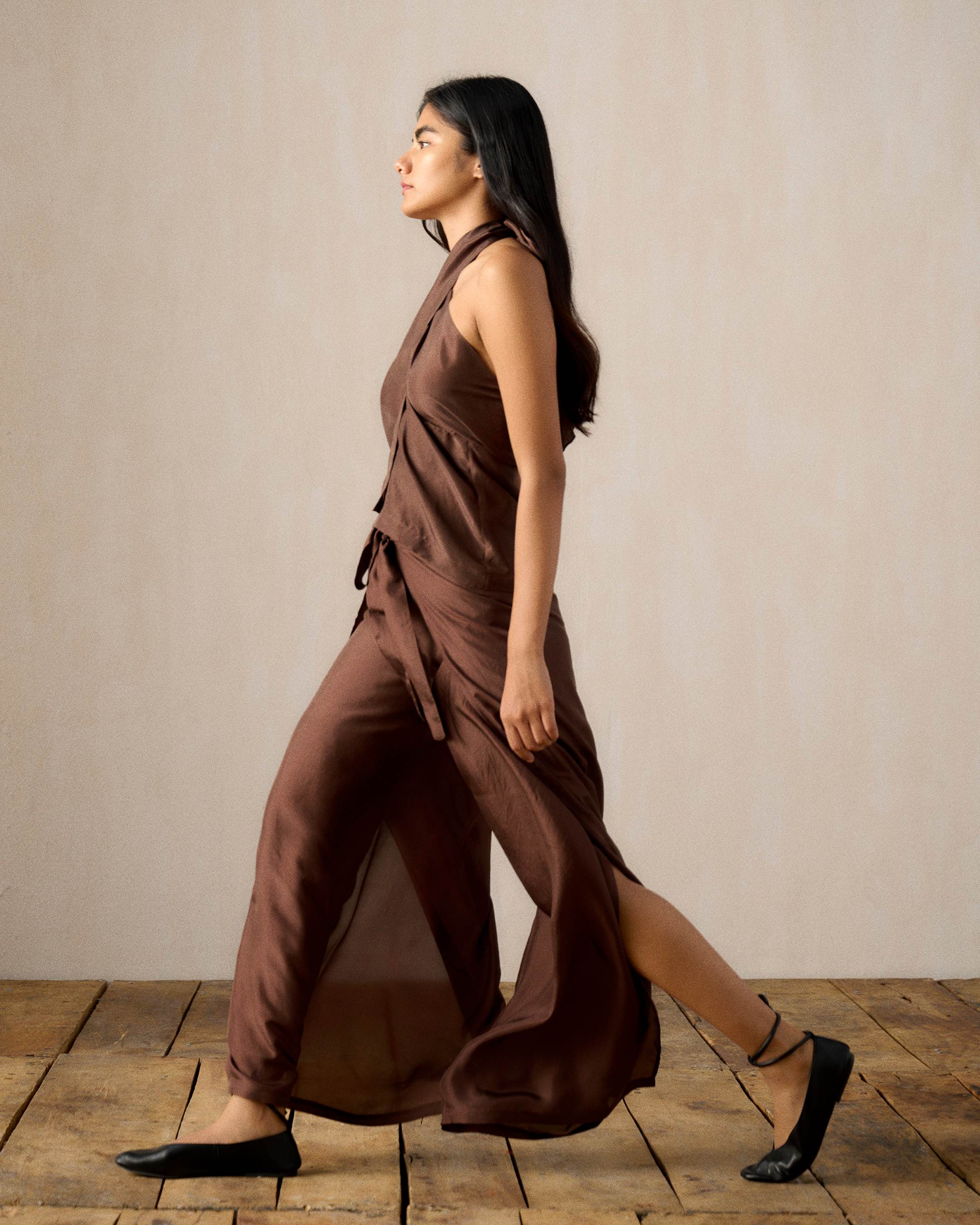Taru Tie Up Pant Set