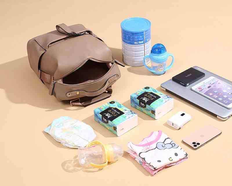 Beige Elegance Diaper Bag