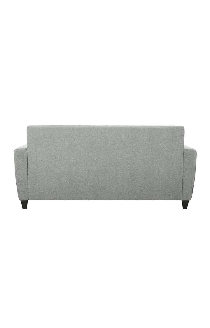 neudot Elegance Sofa for Living Room |3 Persons Sofa|Premium Fabric with Cushioned Armrest | Neem Wood Frame|3 Seater in - Grey