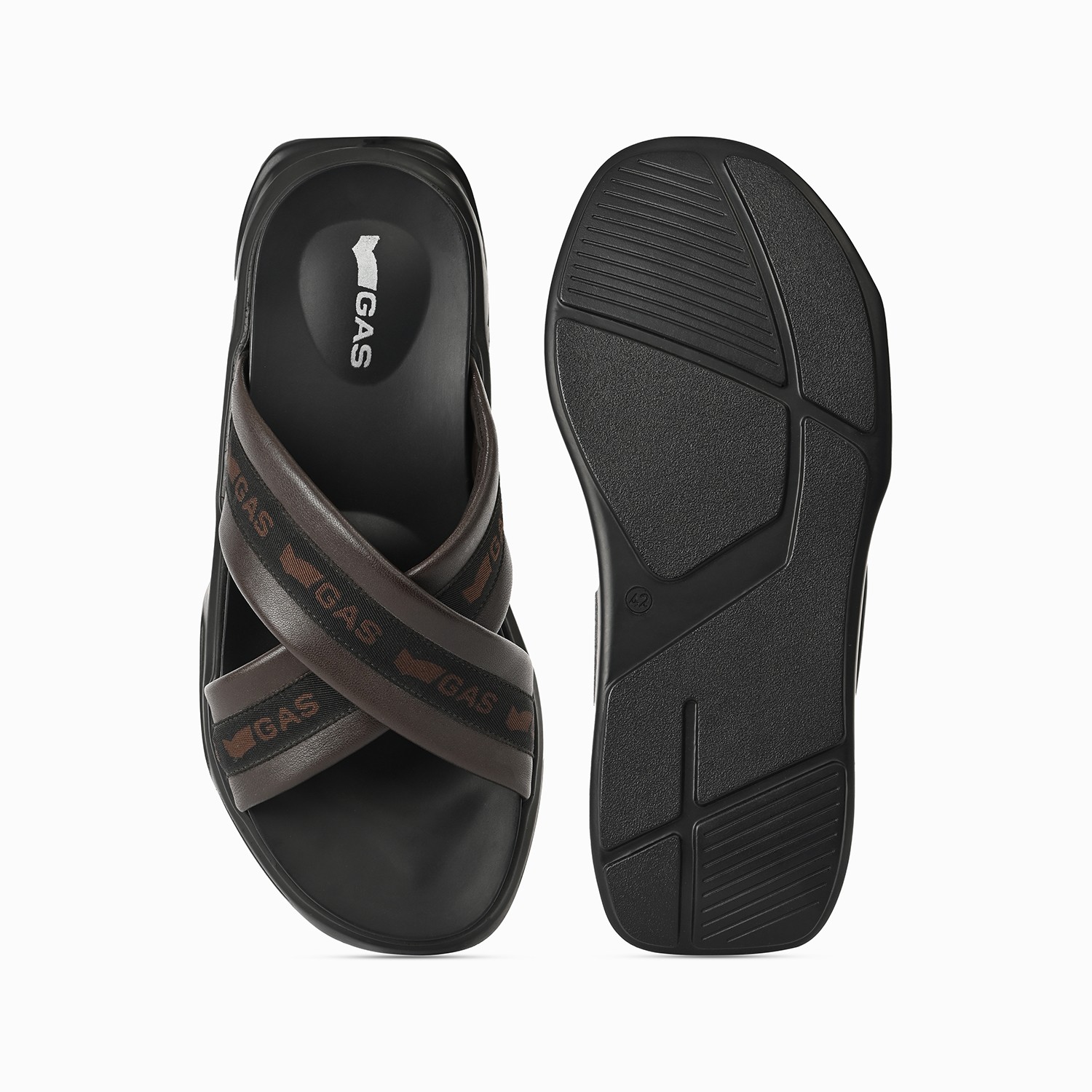 Men Furbo Brown Sandals