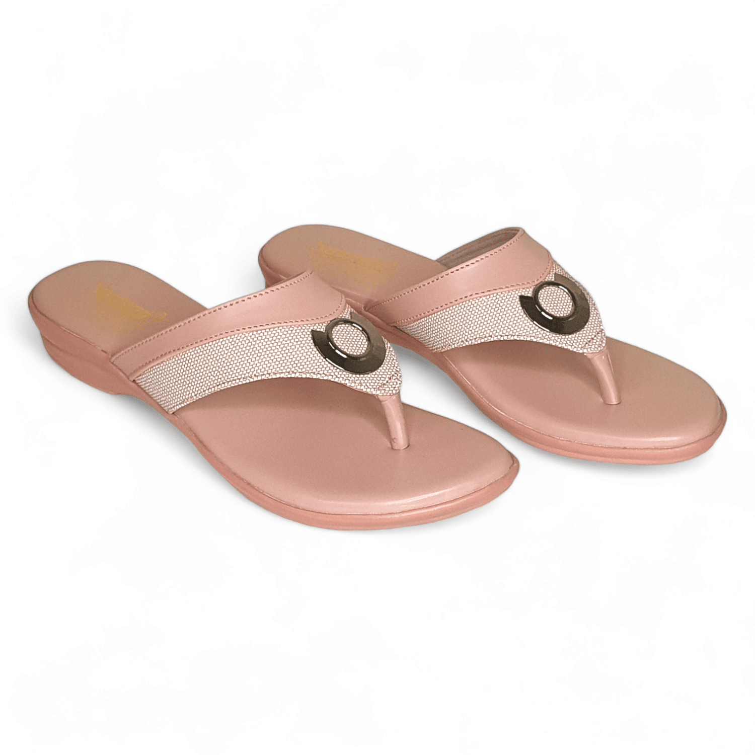 Sawadi Women's Peach Casual Sandal - Comfortable & Stylish Footwear | Sawadi Mart