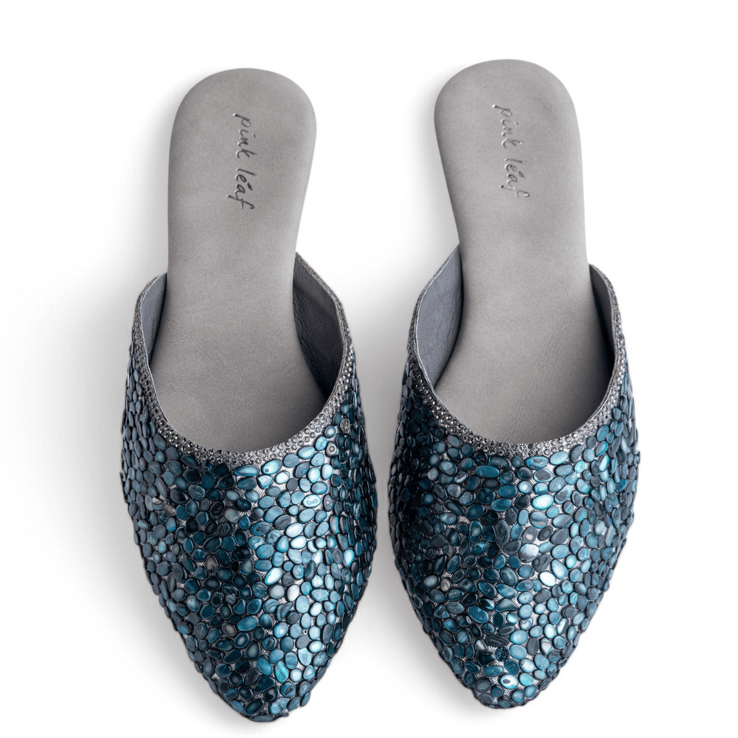 Women Midnight Pebble Mules