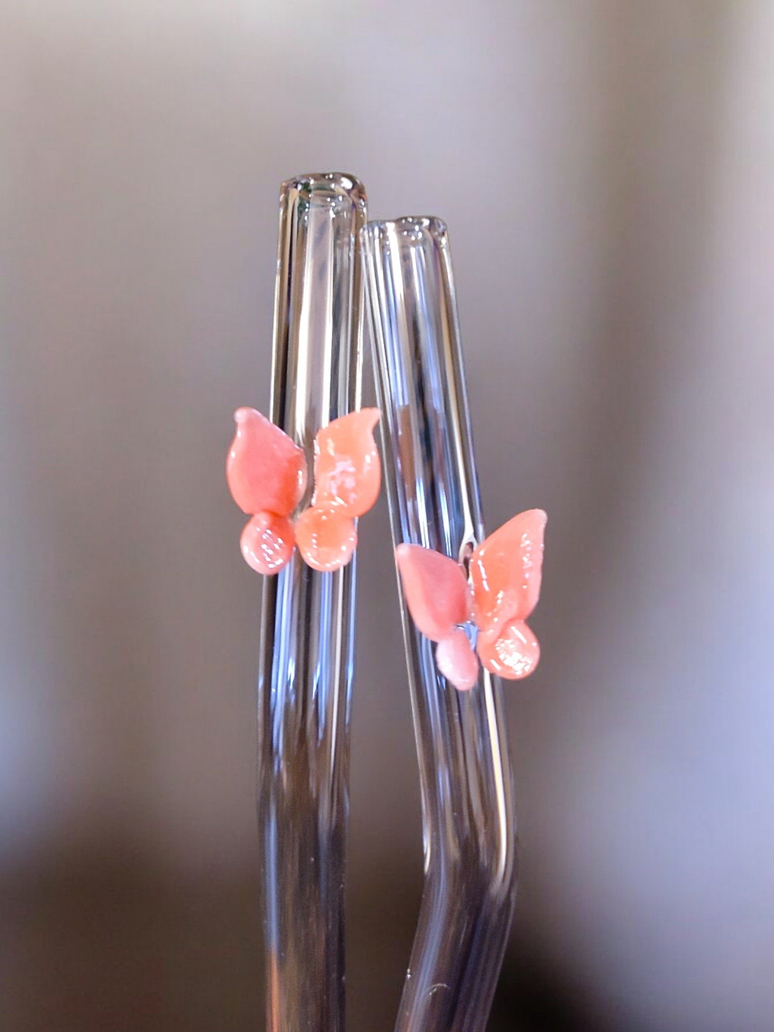 Butterfly straw