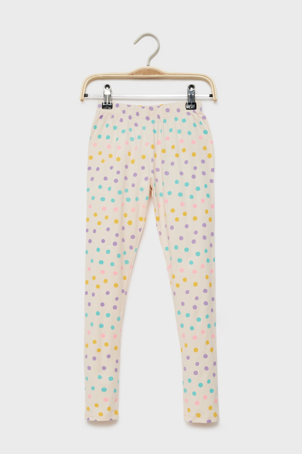 Printed Cotton Regular Fit Girls Leggings