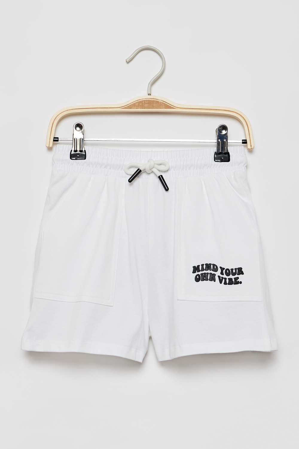 Solid Cotton Regular Fit Girls Shorts