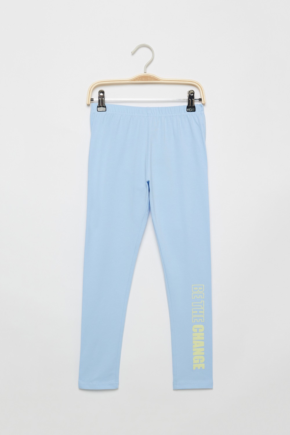 Solid Cotton Regular Fit Girls Leggings