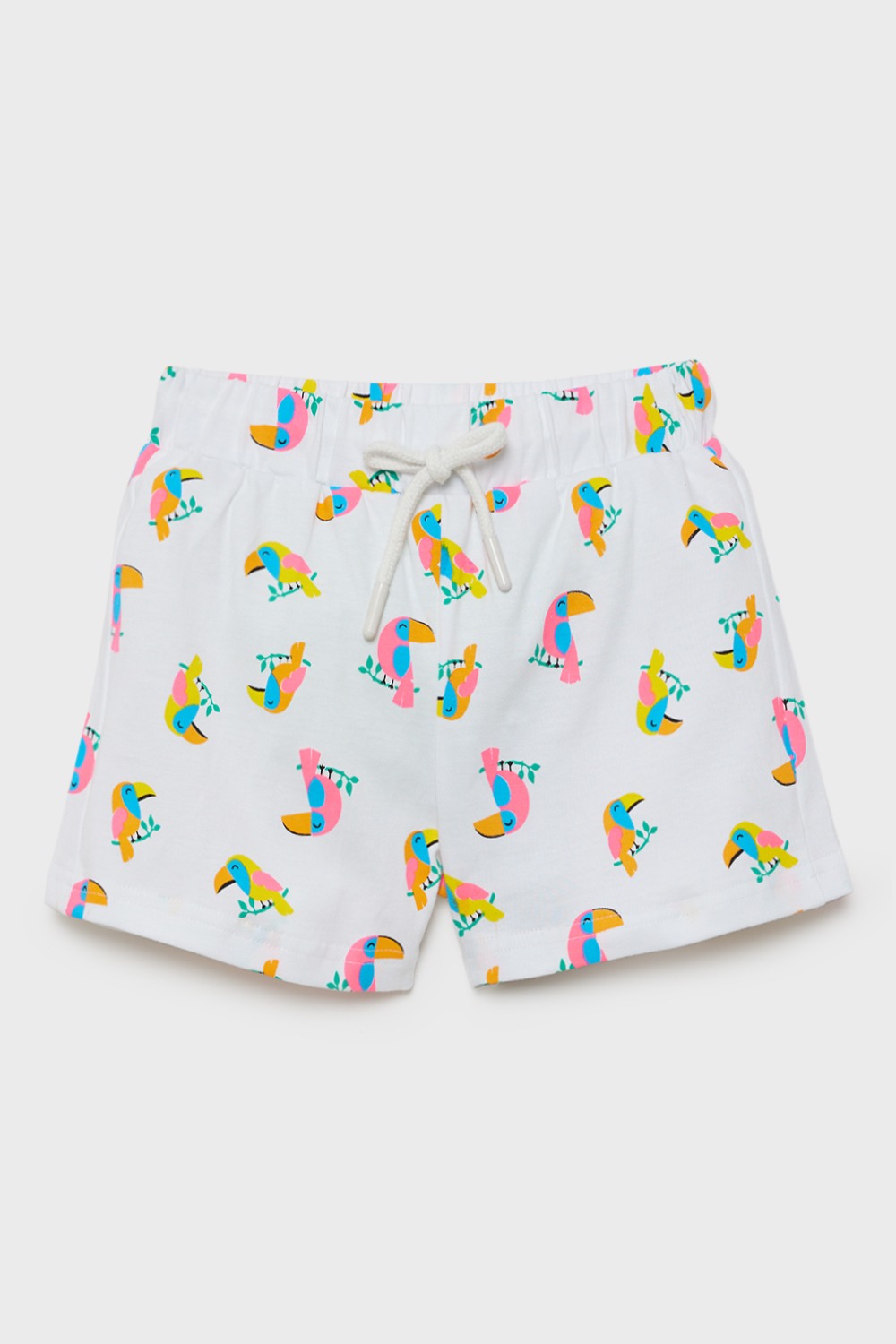 Printed Cotton Regular Fit Girls Shorts