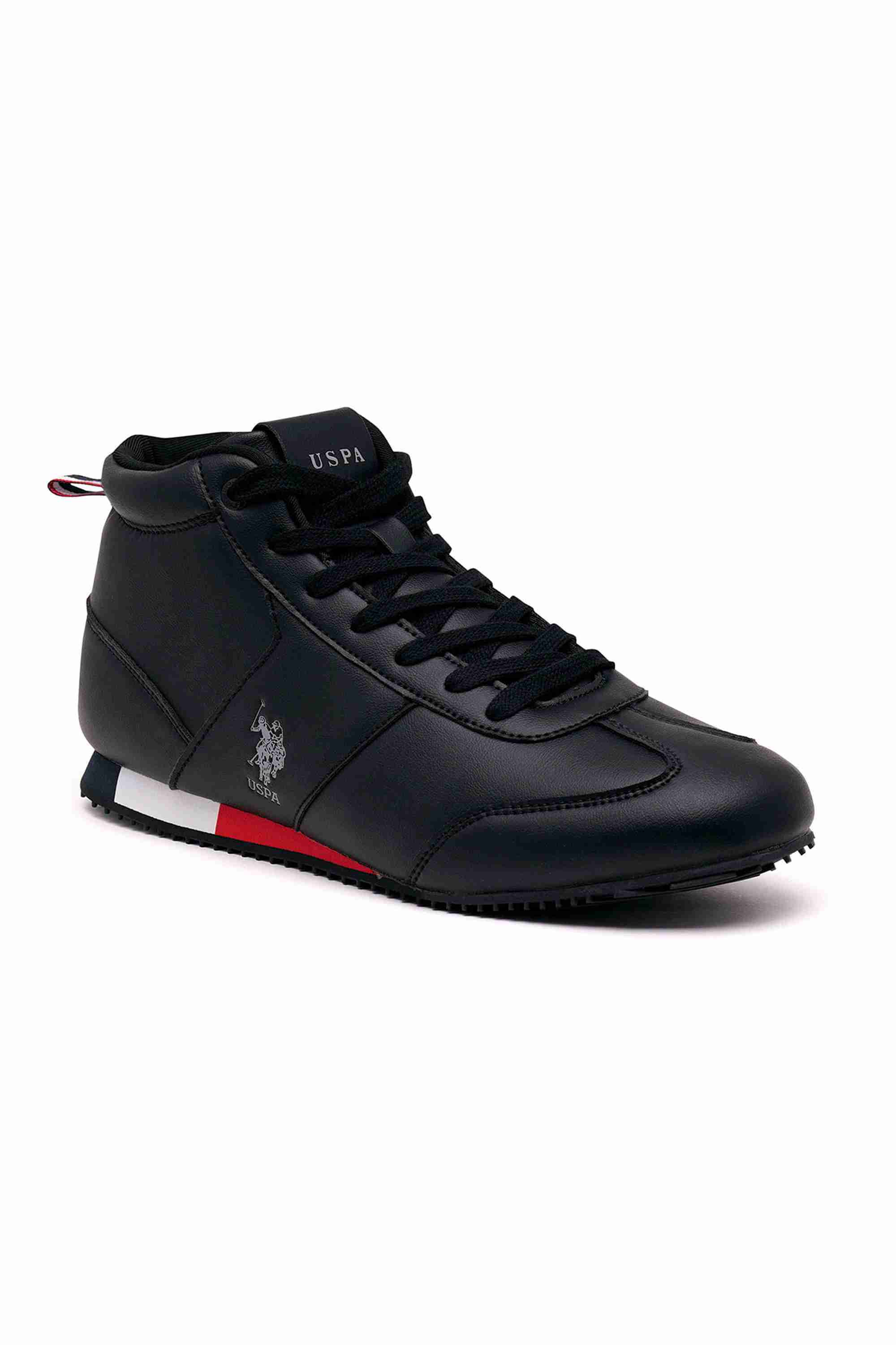 PU Lace Up Men's Casual Boots