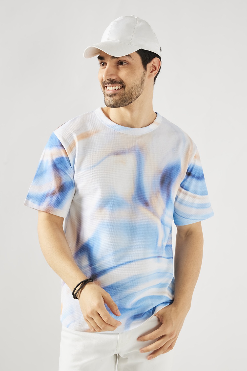 Printed Cotton Round Neck Men's T-Shirt