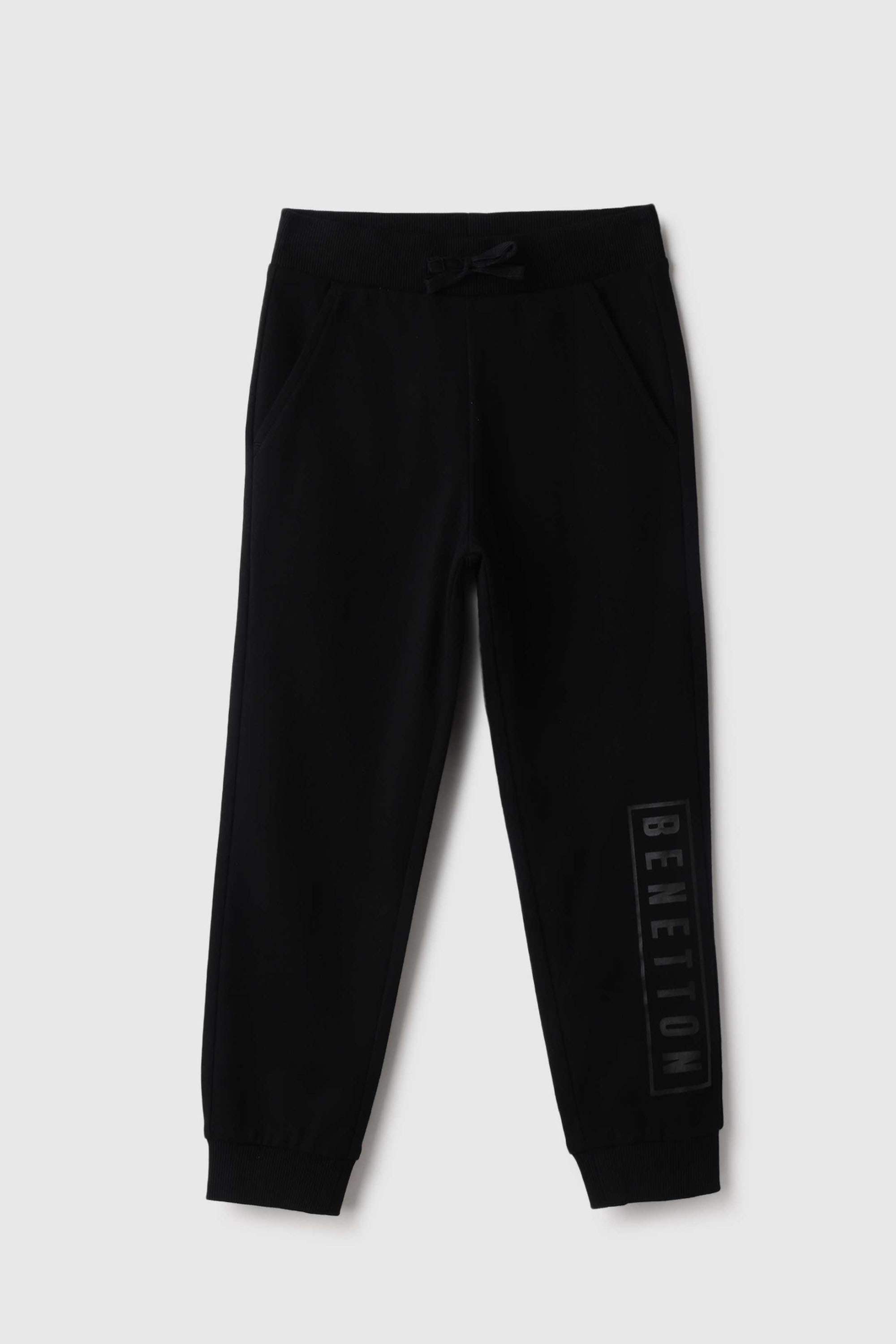Solid Cotton Regular Fit Boys Track Pants