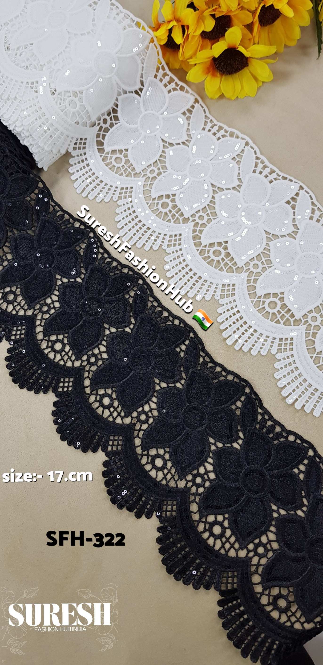  Imported GPO Cutwork Lace