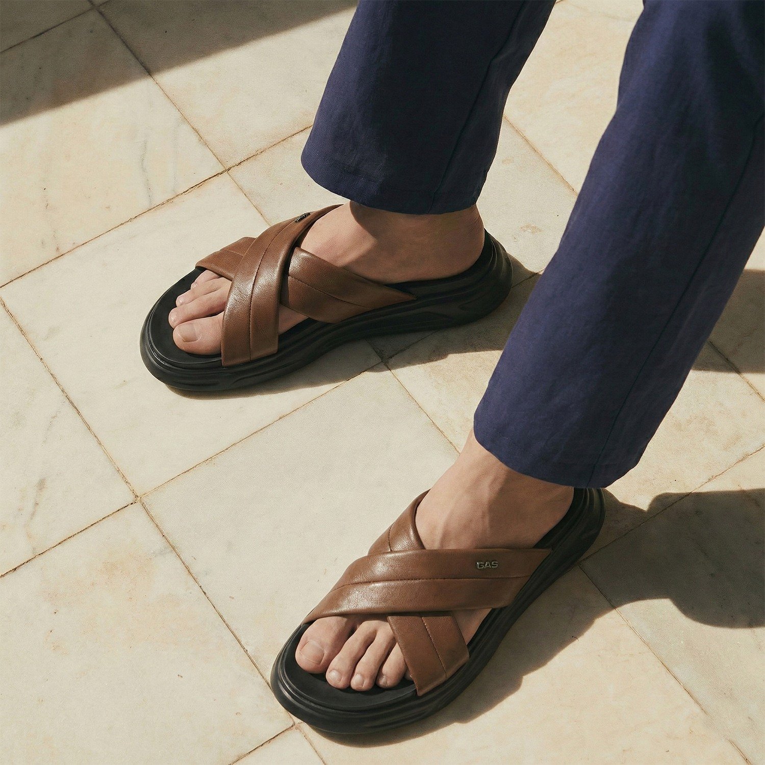 Men's Sole Tan Sandals