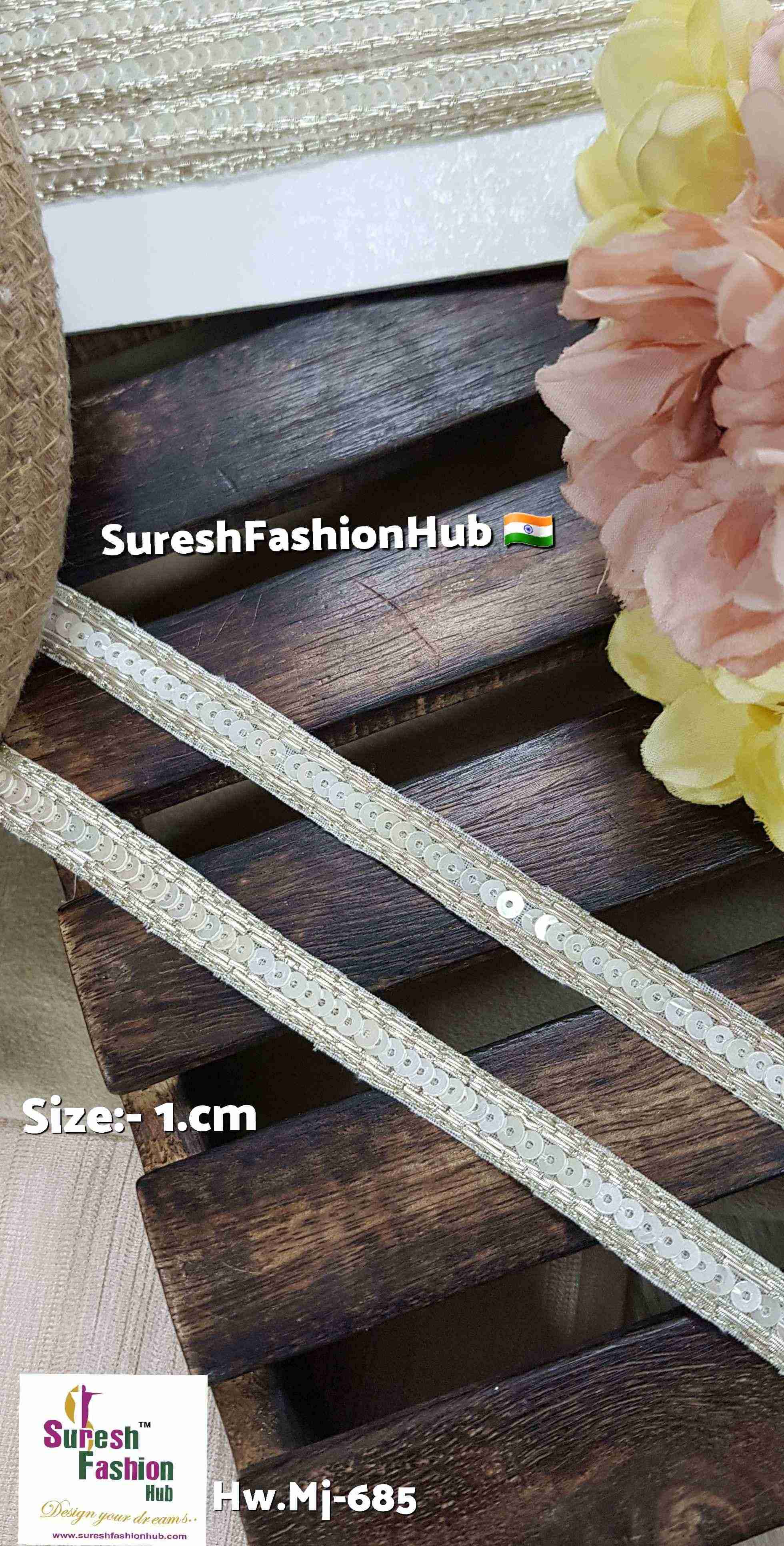 Light Gold Saadi Zari Handmade Border Lace