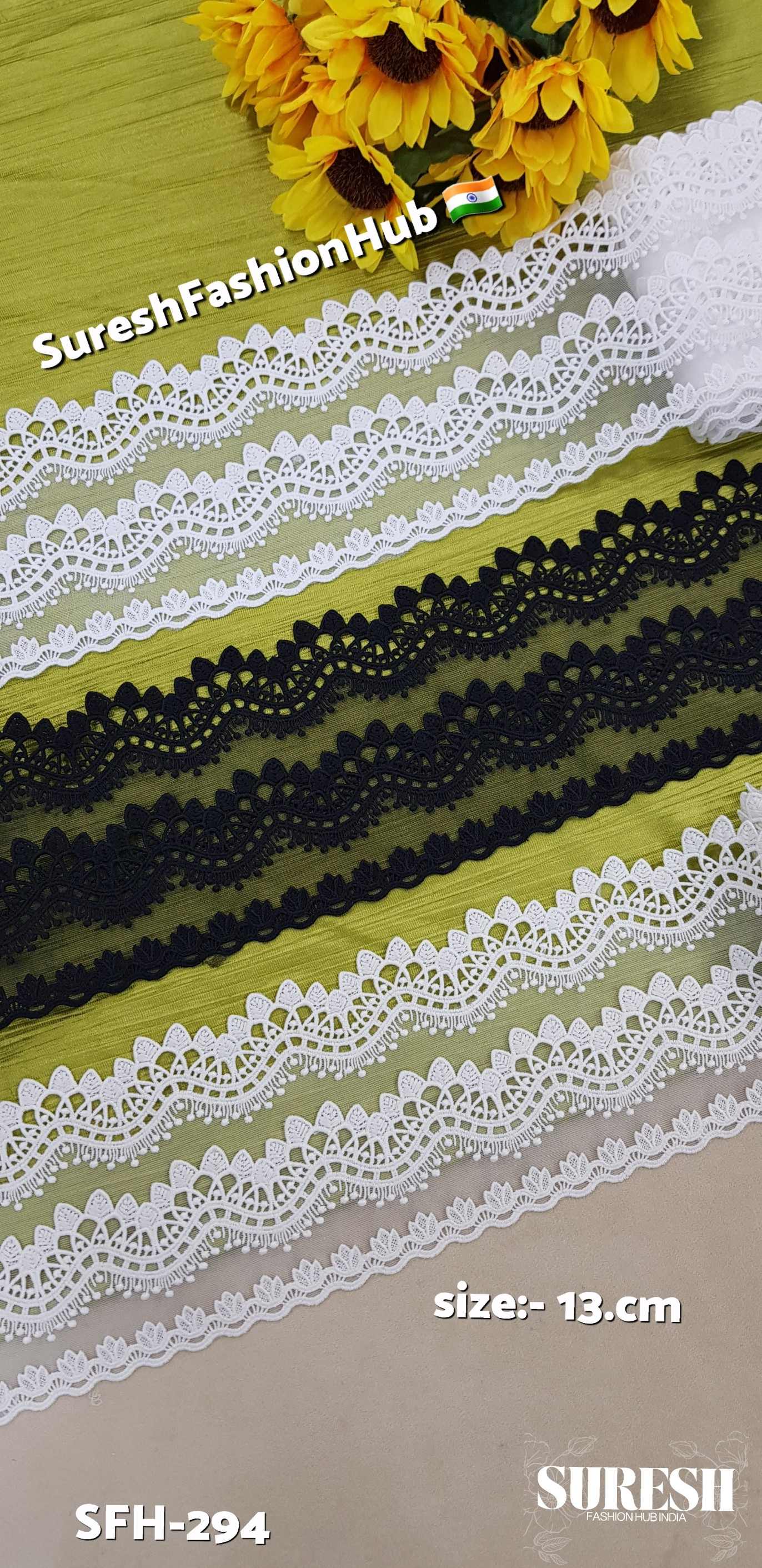 Snow Petal Net Lace – Cream SFH-294