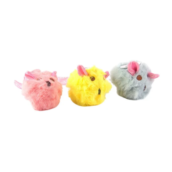 Barkbutler Fofos Ball Box Rattle Cat Toy (1 Piece, Assorted)