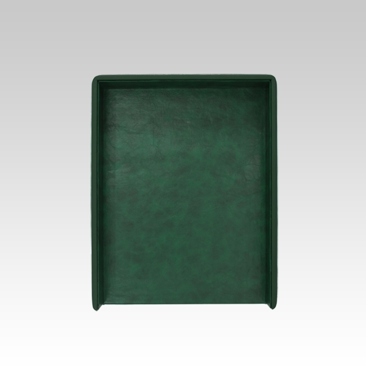 A4 Paper Tray / Letter Tray | Faux Leather | Moderno | Olive Green