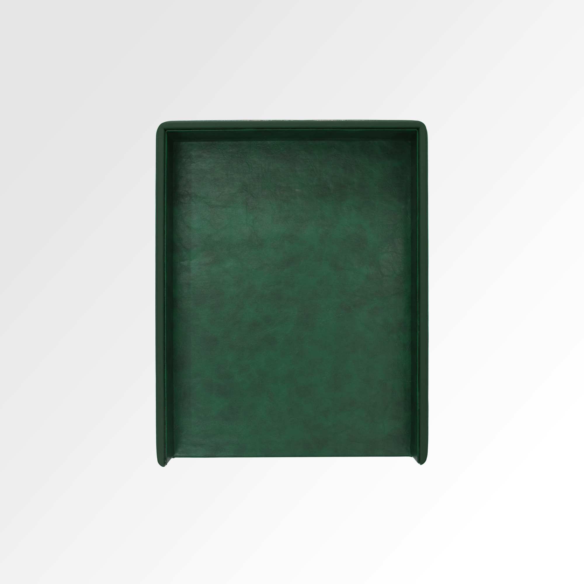 A4 Paper Tray / Letter Tray | Faux Leather | Moderno | Olive Green