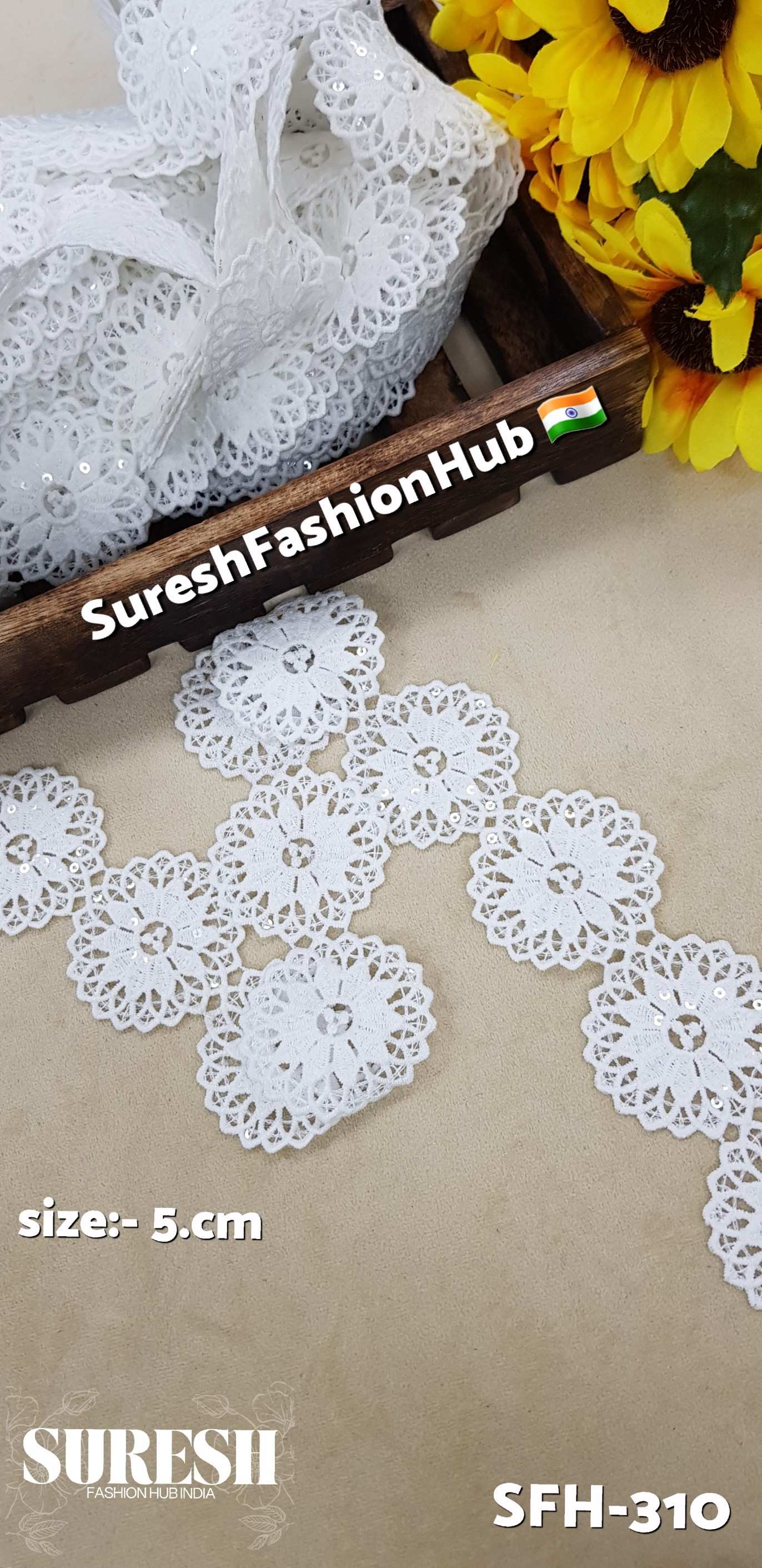 Circle Cutwork GPO Lace