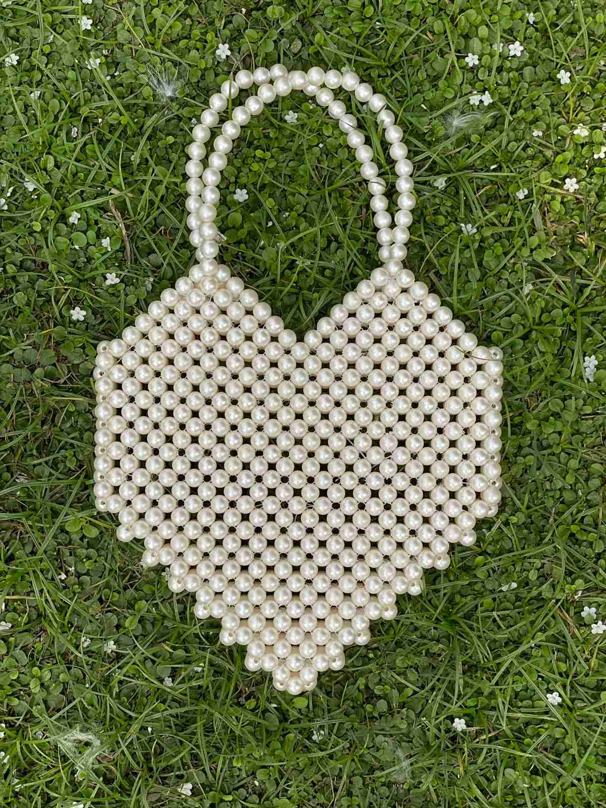 Big Pearl Heart Bag