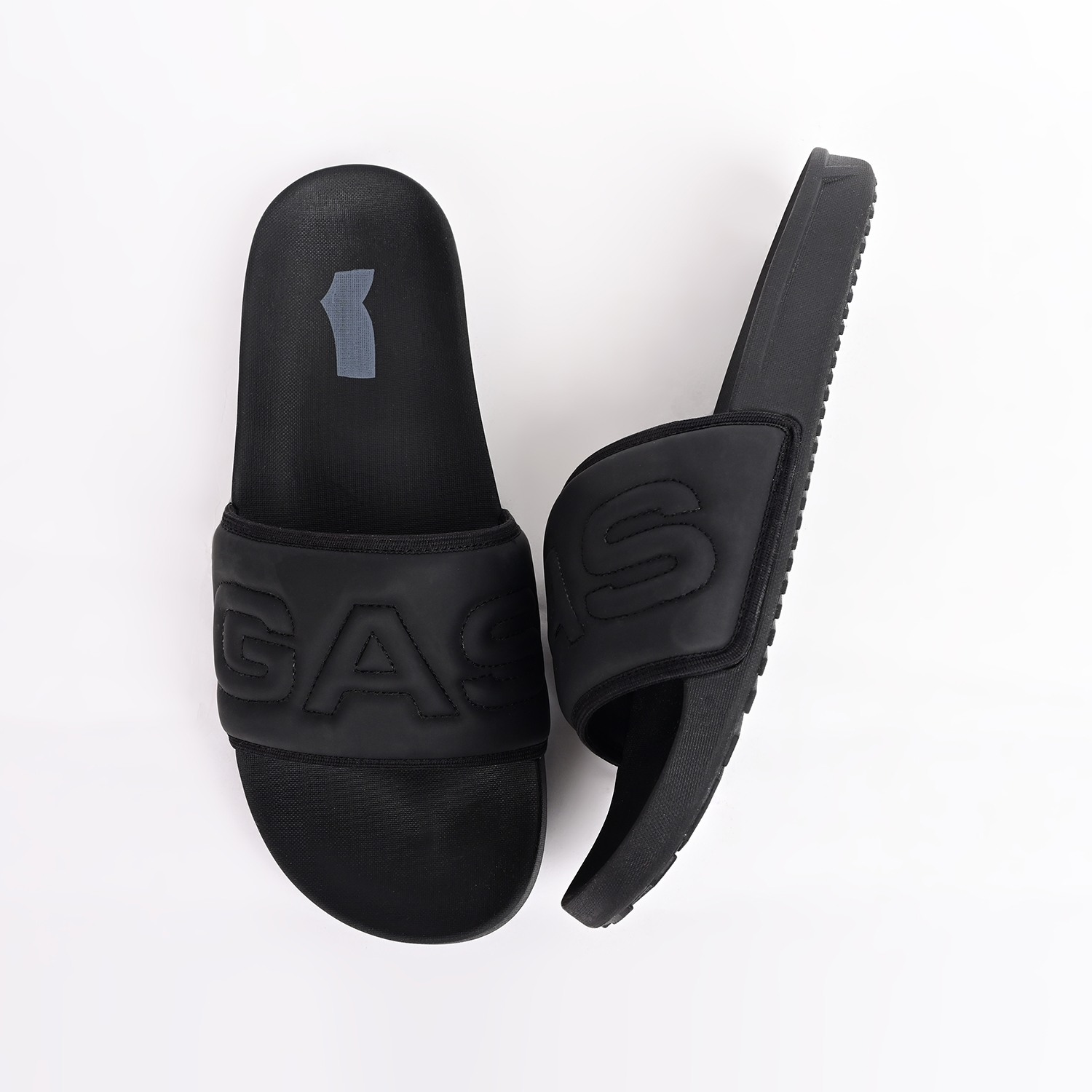 GAS | Men's Foamflex Black Slides|3