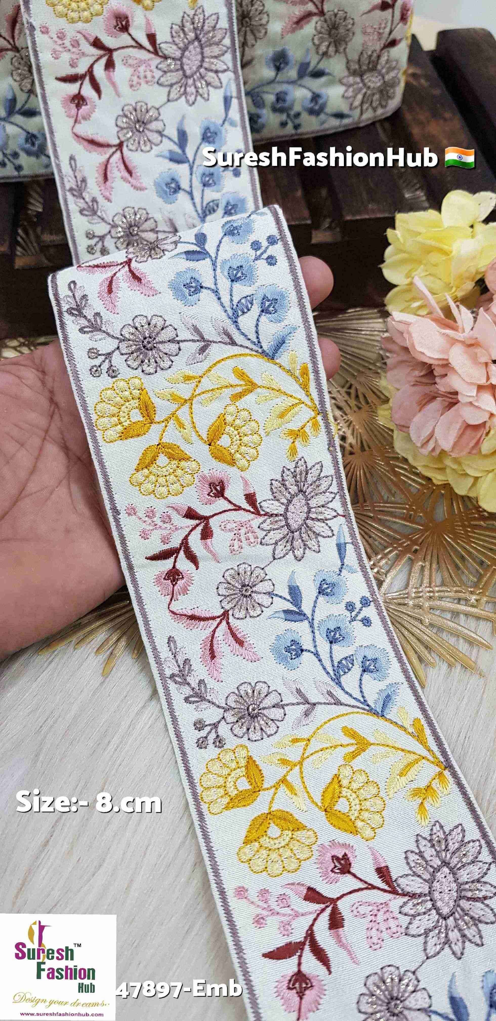 Cream Blossom Charm Lace