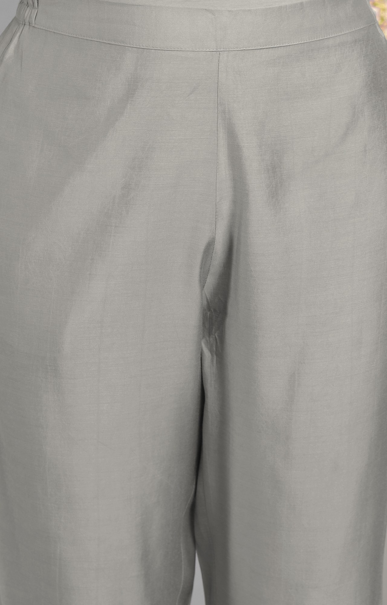 Grey Printed Salwar, Kurta & Dupatta