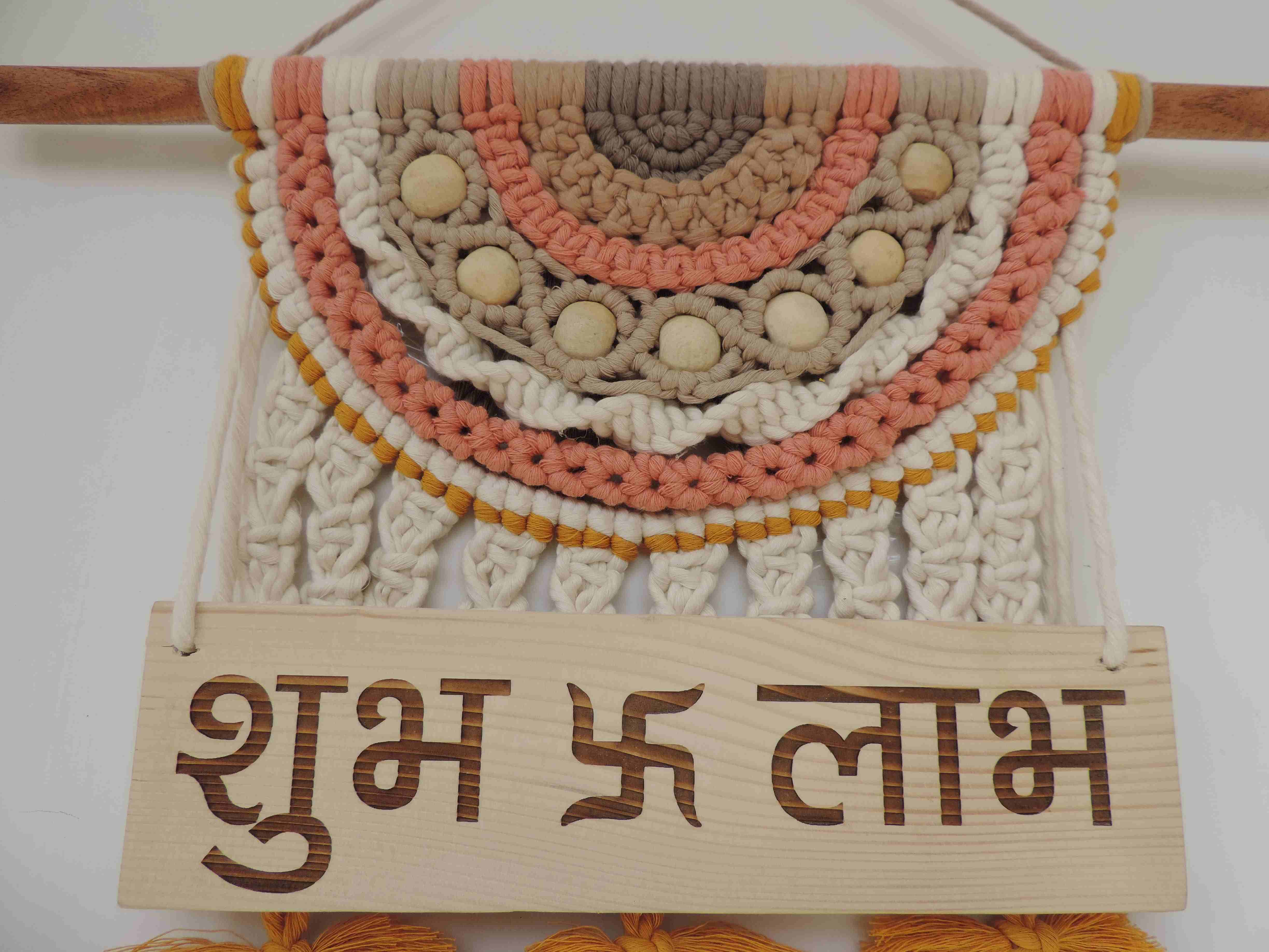 Shubh Labh on Macrame