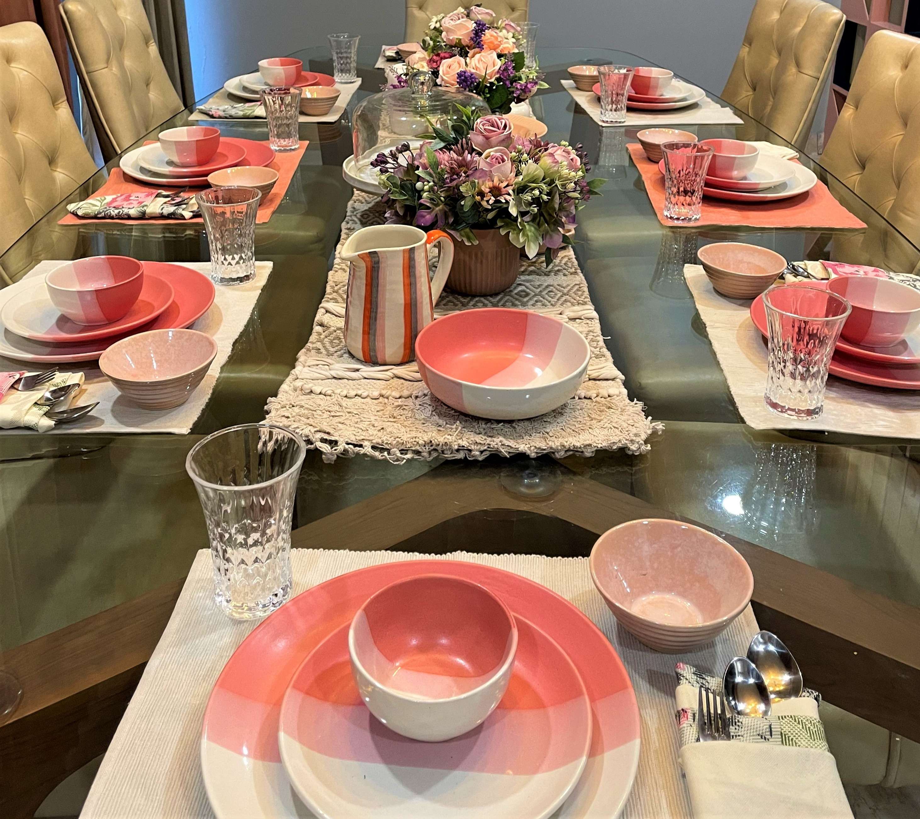 Flamingo dinner plates clearance